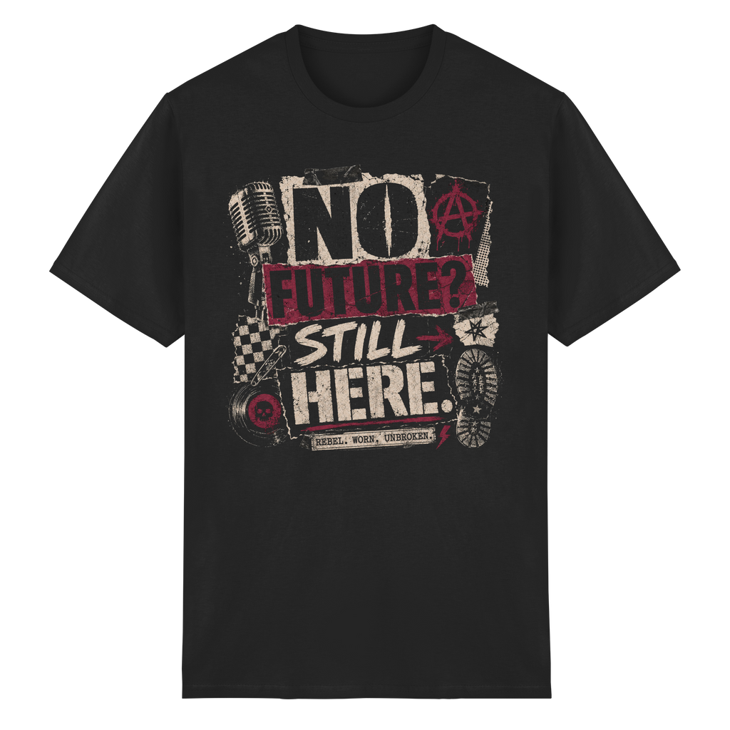 NO FUTURE, STILL HERE - Heavy Cotton T-Shirt