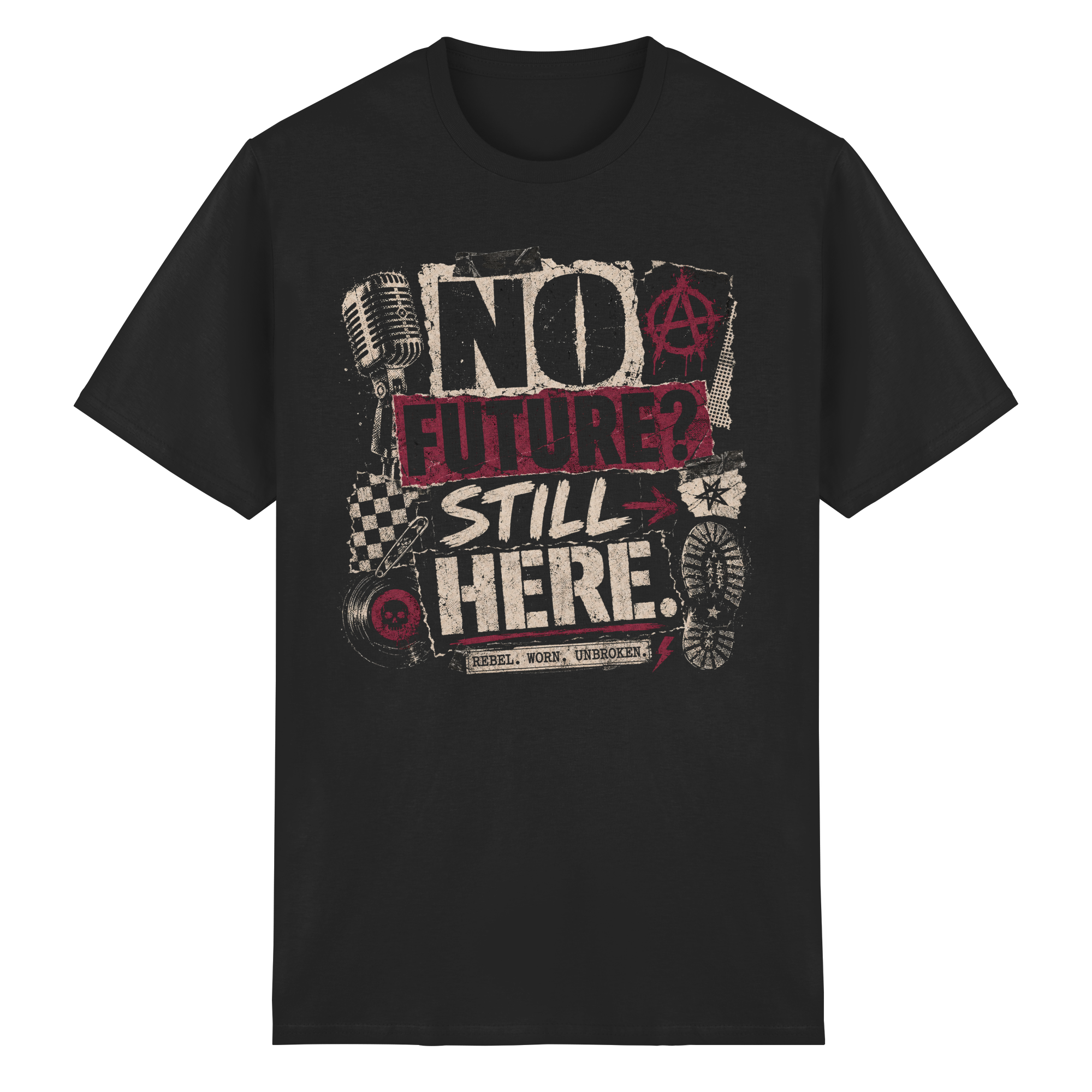 NO FUTURE, STILL HERE - Heavy Cotton T-Shirt