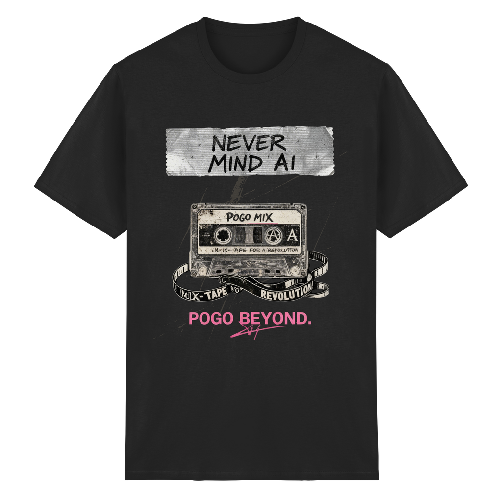 NEVER MIND AI - Heavy Cotton T-Shirt