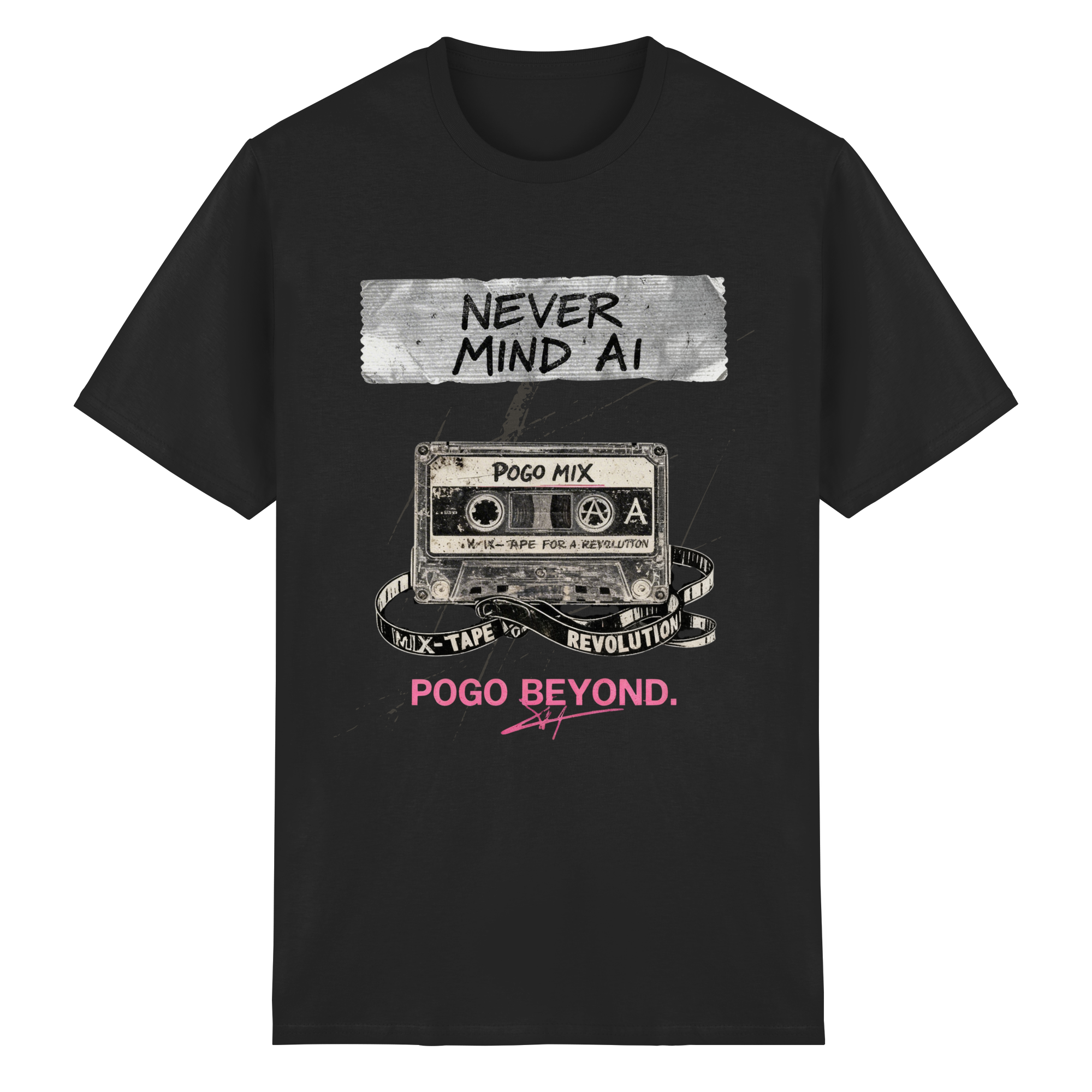 NEVER MIND AI - Heavy Cotton T-Shirt