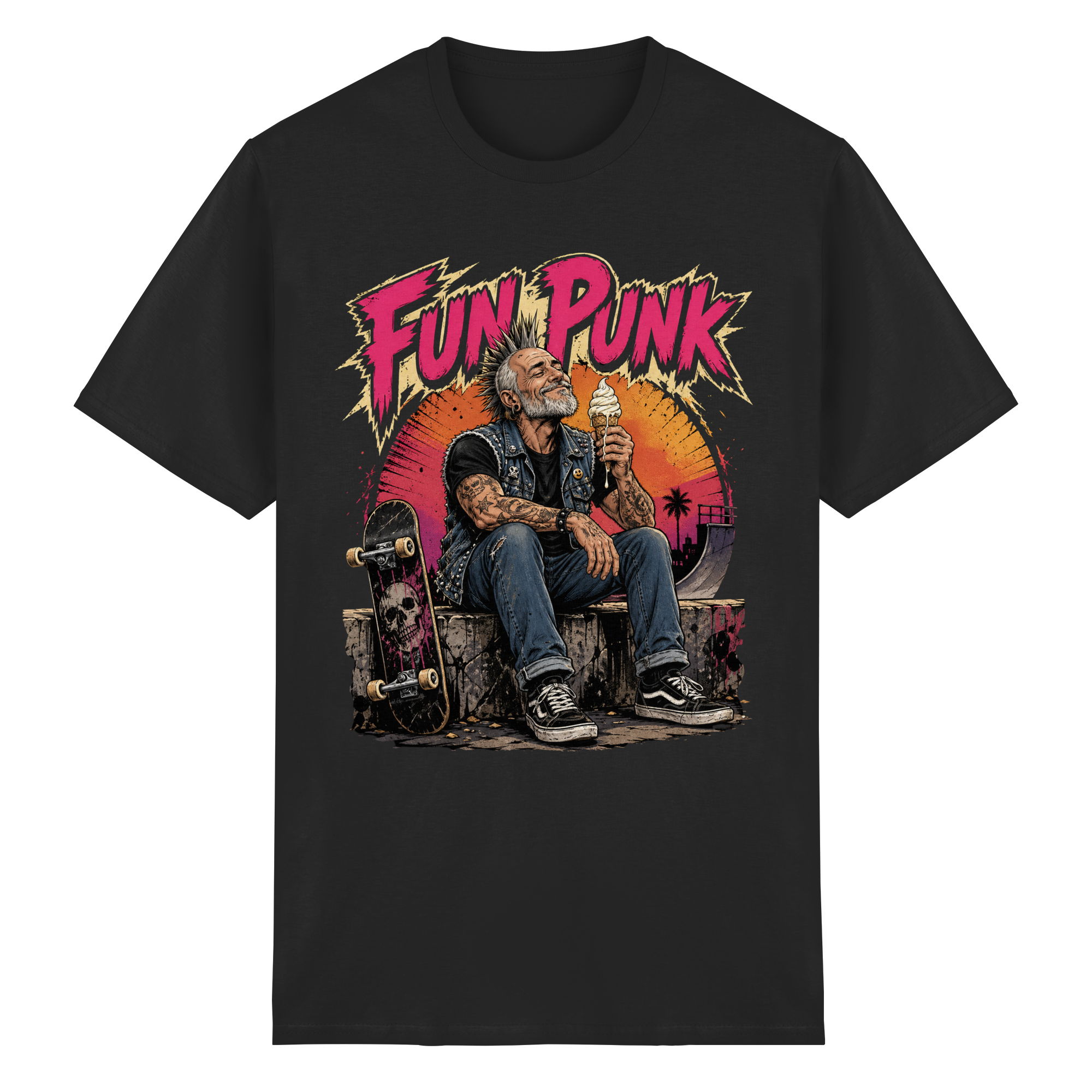 FUN PUNK ICECREAM - Heavy Cotton T-Shirt