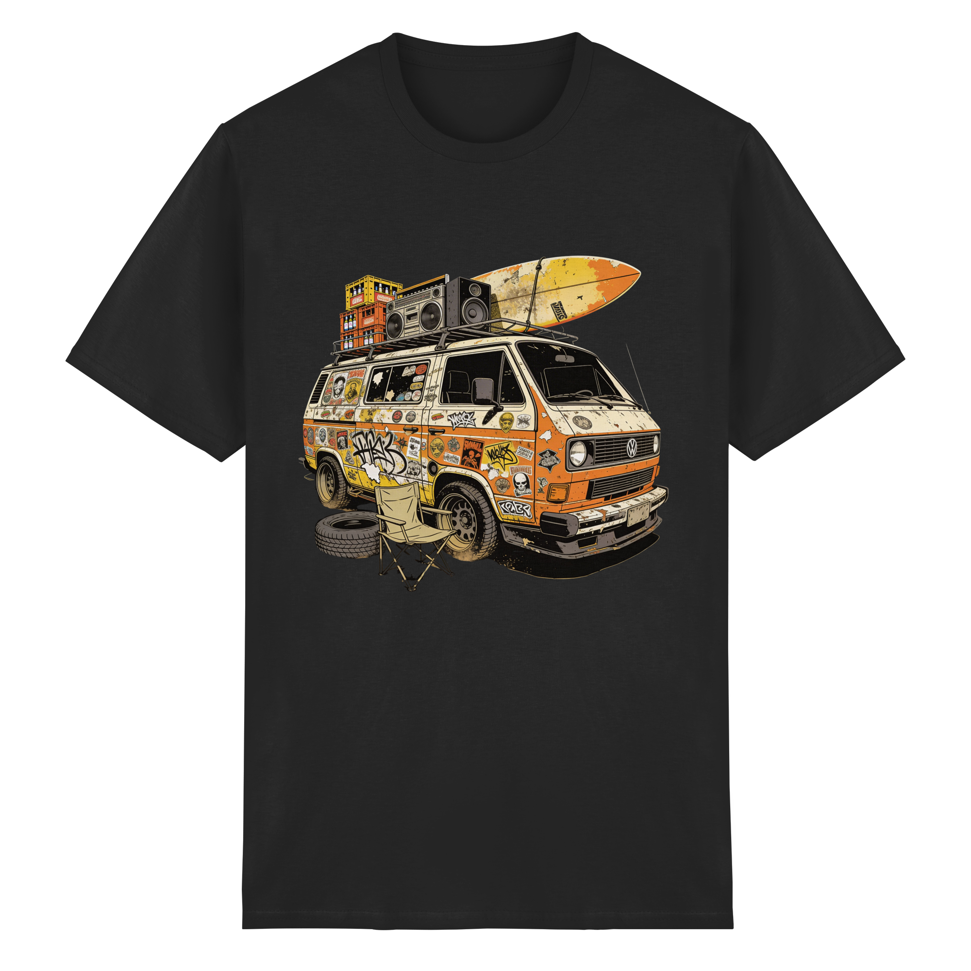 PUNKY CAMPER - Heavy Cotton T-Shirt