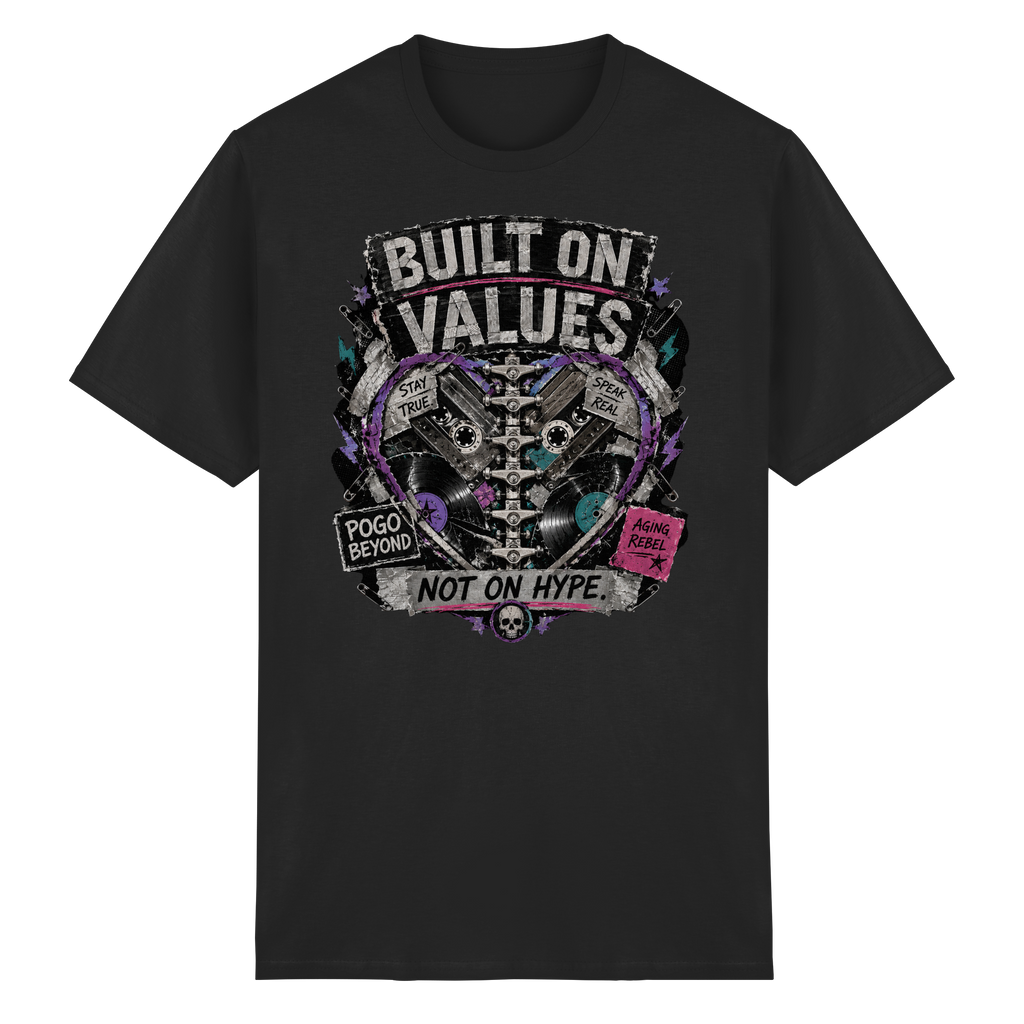BUILT ON VALUES - Heavy Cotton T-Shirt