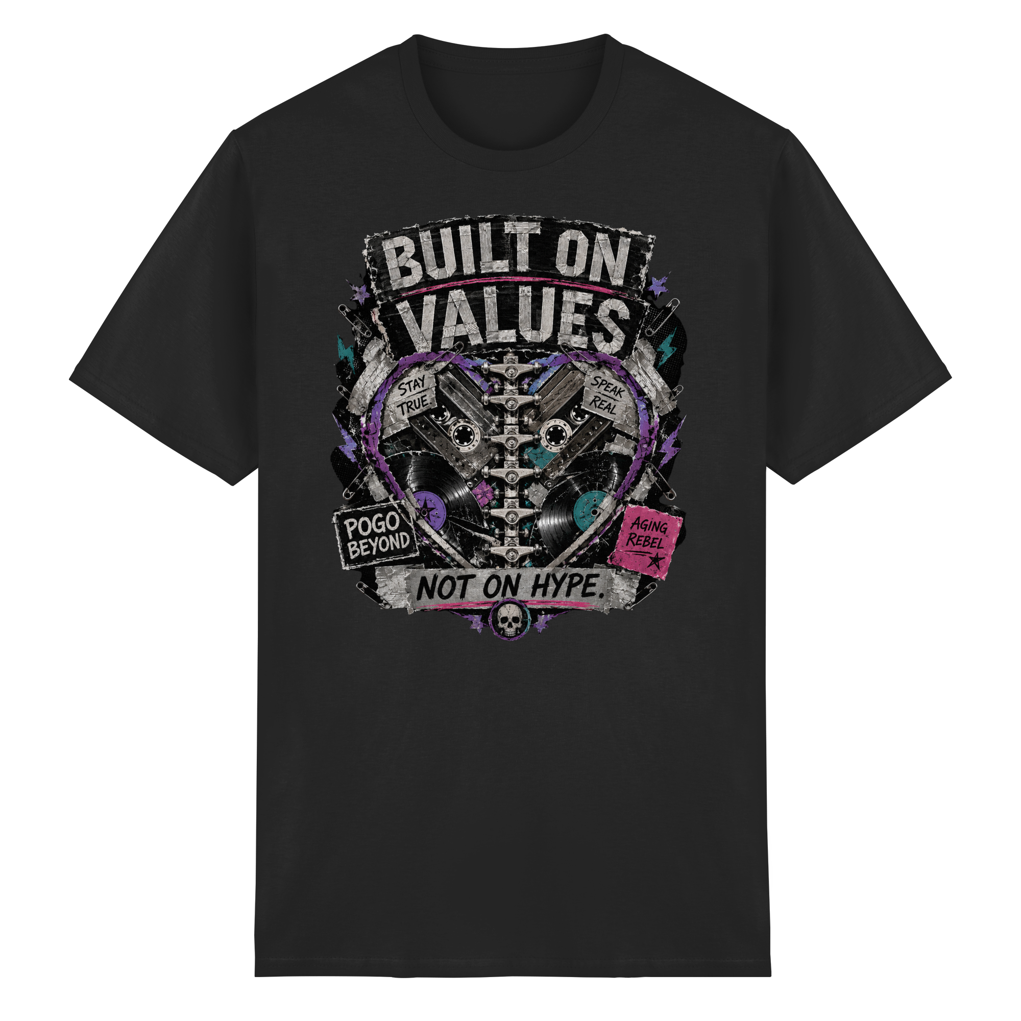 BUILT ON VALUES - Heavy Cotton T-Shirt