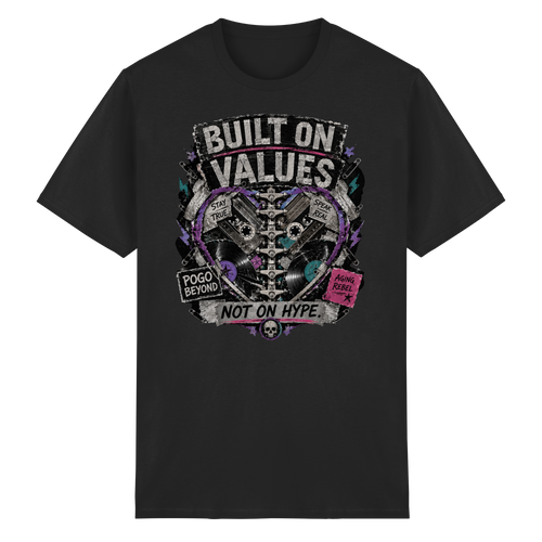 BUILT ON VALUES - Heavy Cotton T-Shirt