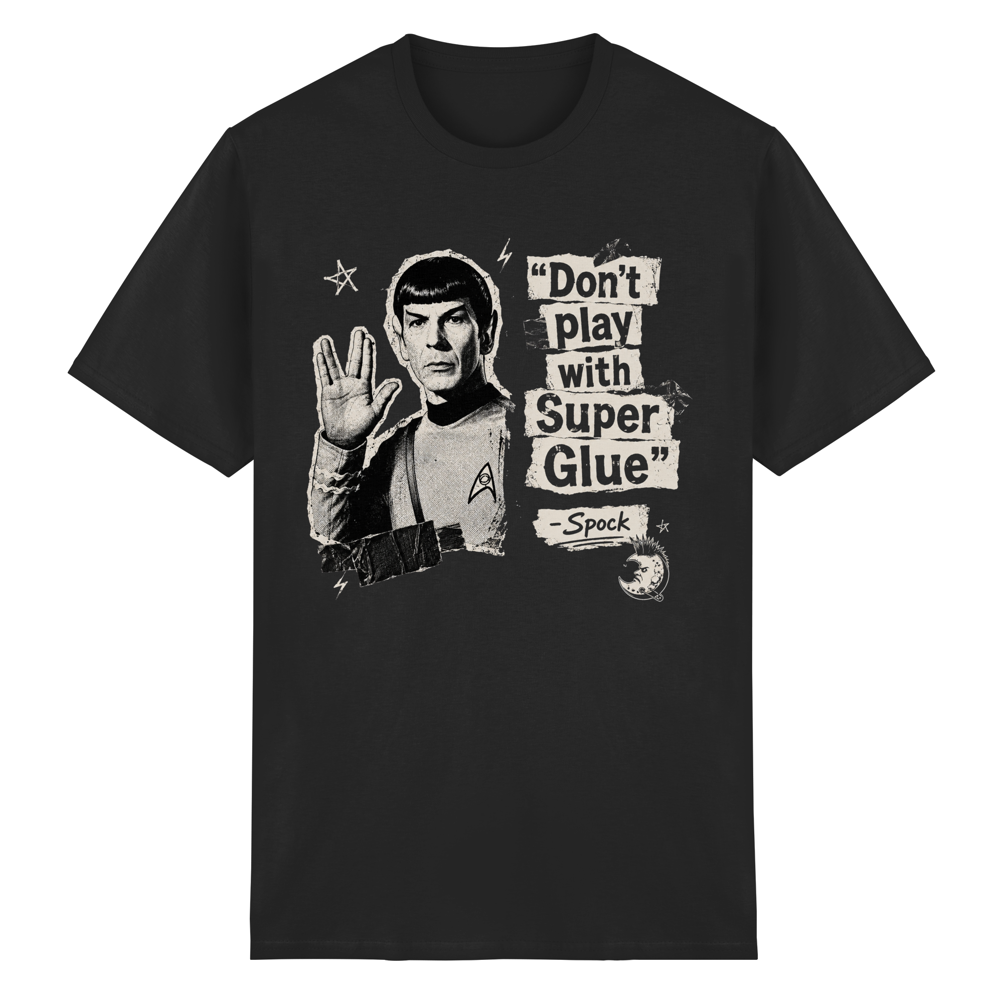 DON'T PLAY WITH SUPER GLUE - Heavy Cotton T-Shirt
