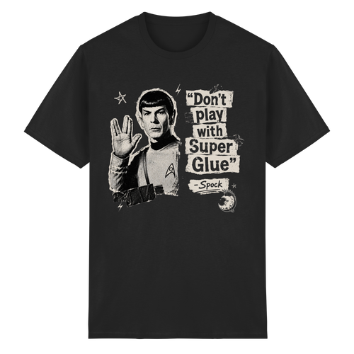 DON'T PLAY WITH SUPER GLUE - Heavy Cotton T-Shirt