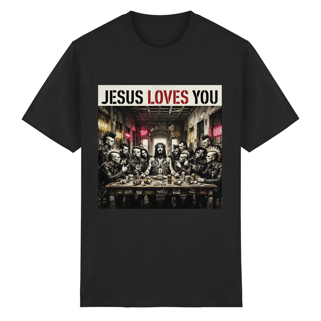 JESUS LOVES YOU - Heavy Cotton T-Shirt