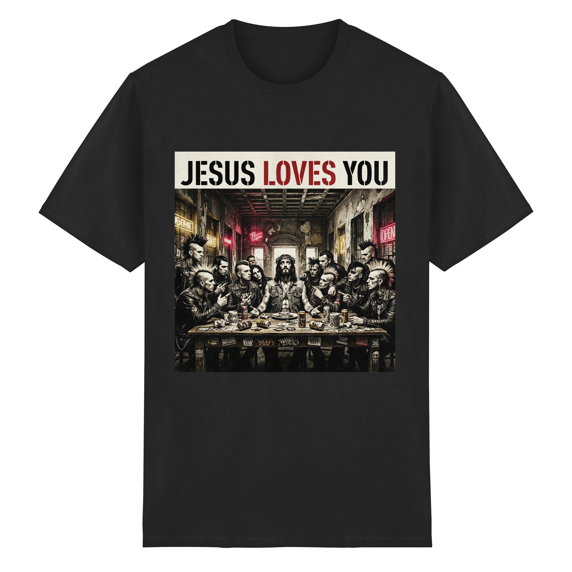 JESUS LOVES YOU - Heavy Cotton T-Shirt