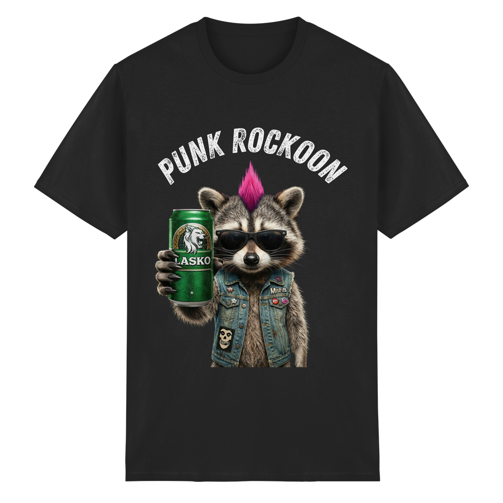 PUNK ROCKOON - Heavy Cotton T-Shirt