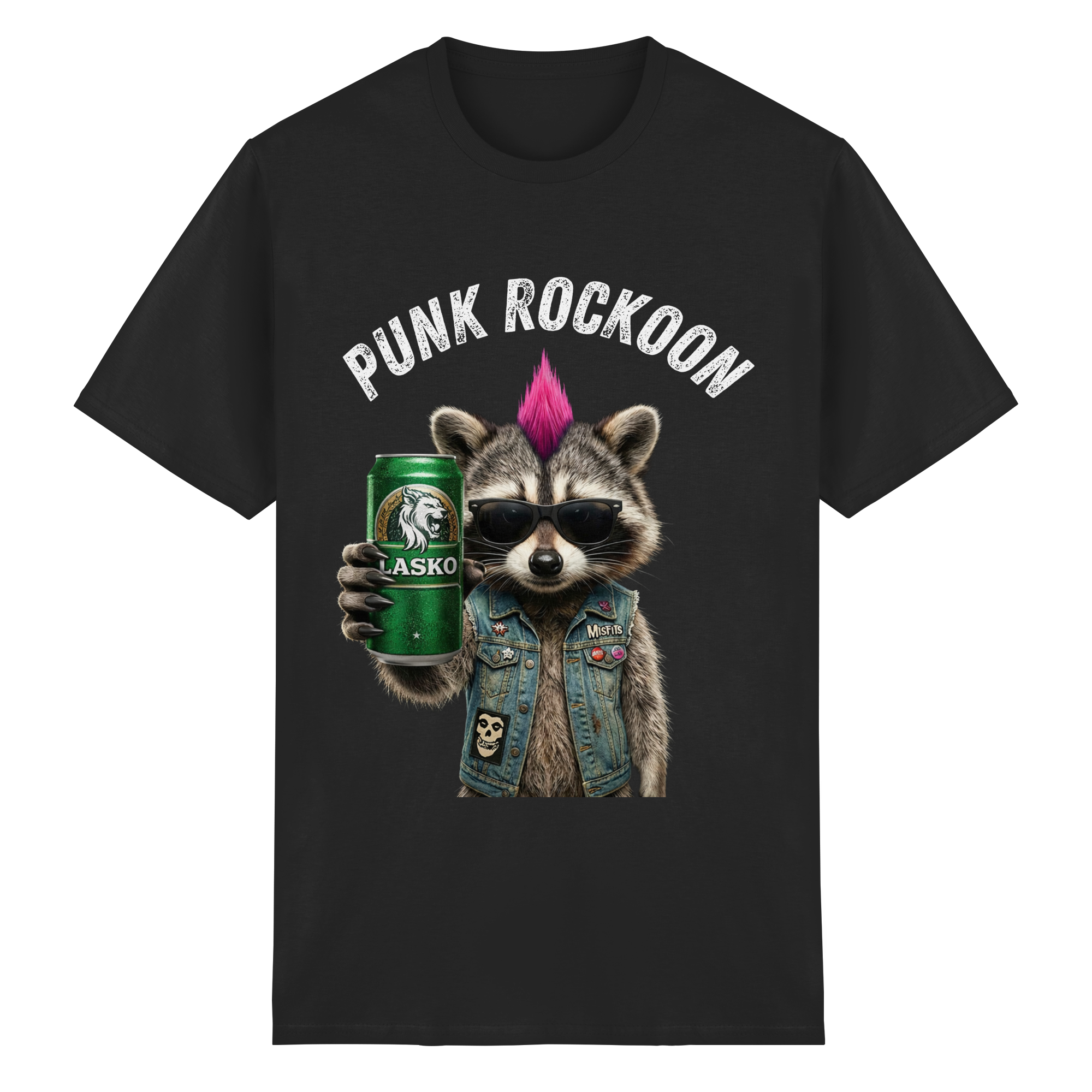 PUNK ROCKOON - Heavy Cotton T-Shirt