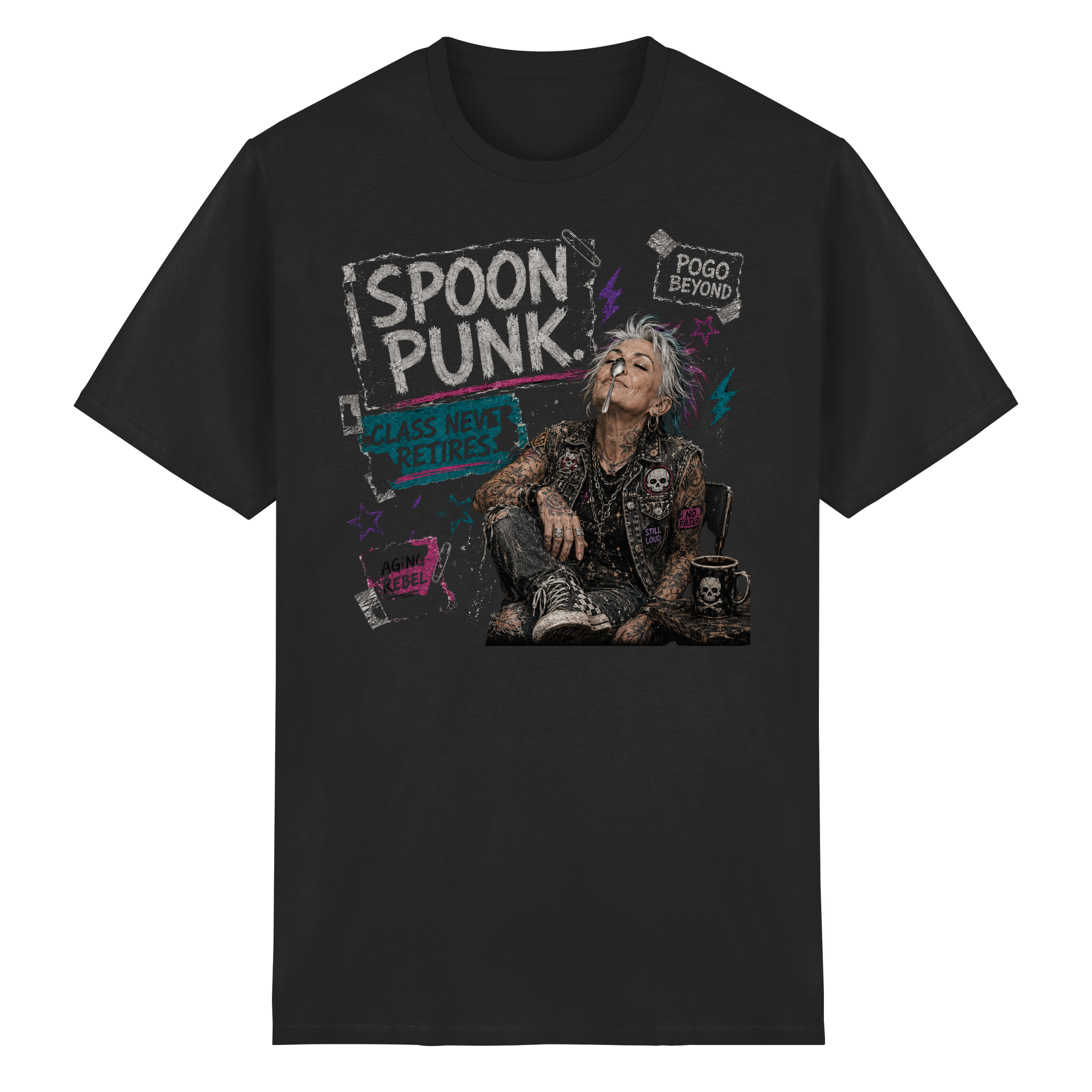 SPOON PUNK - Heavy Cotton T-Shirt