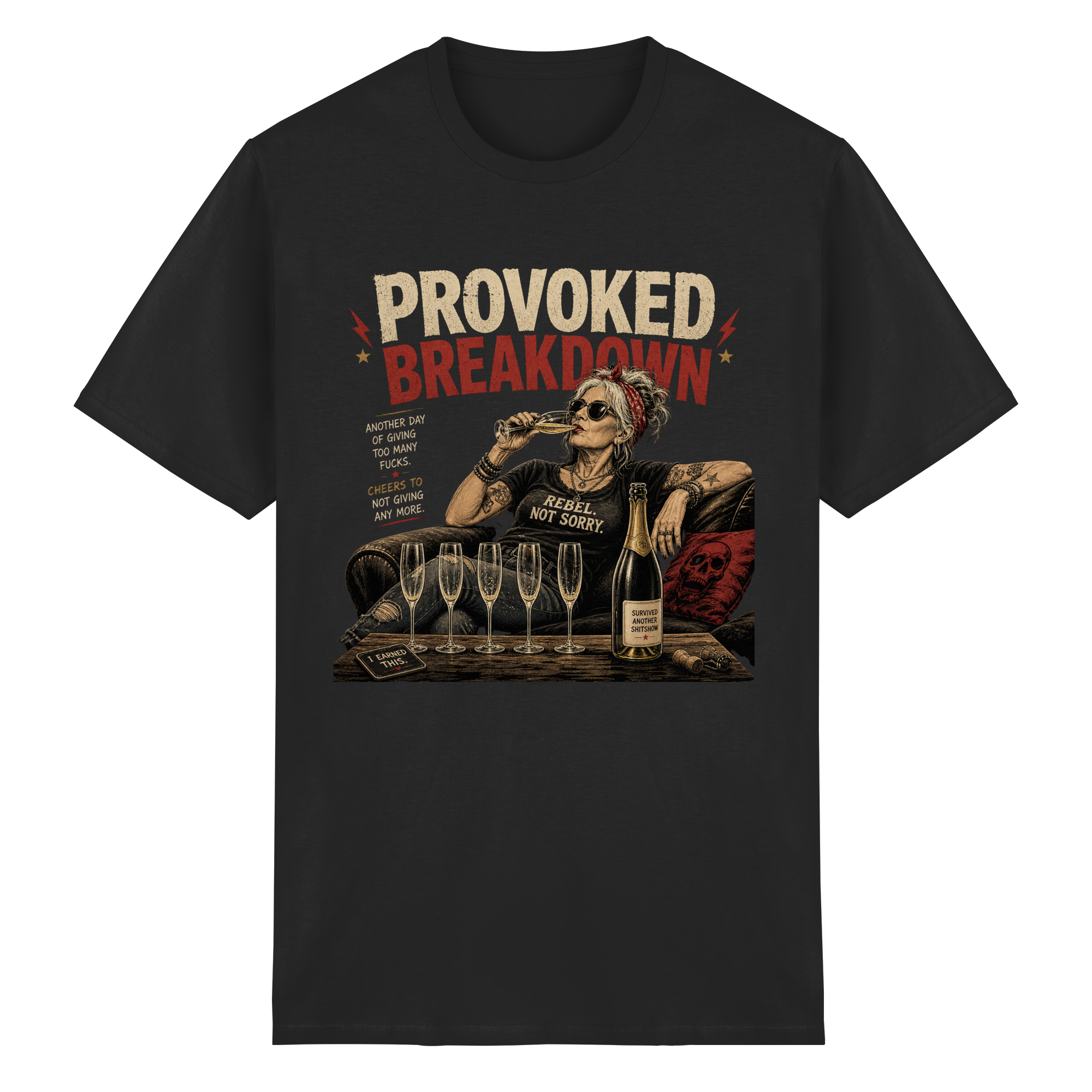 PROVOKED BREAKDOWN - Heavy Cotton T-Shirt