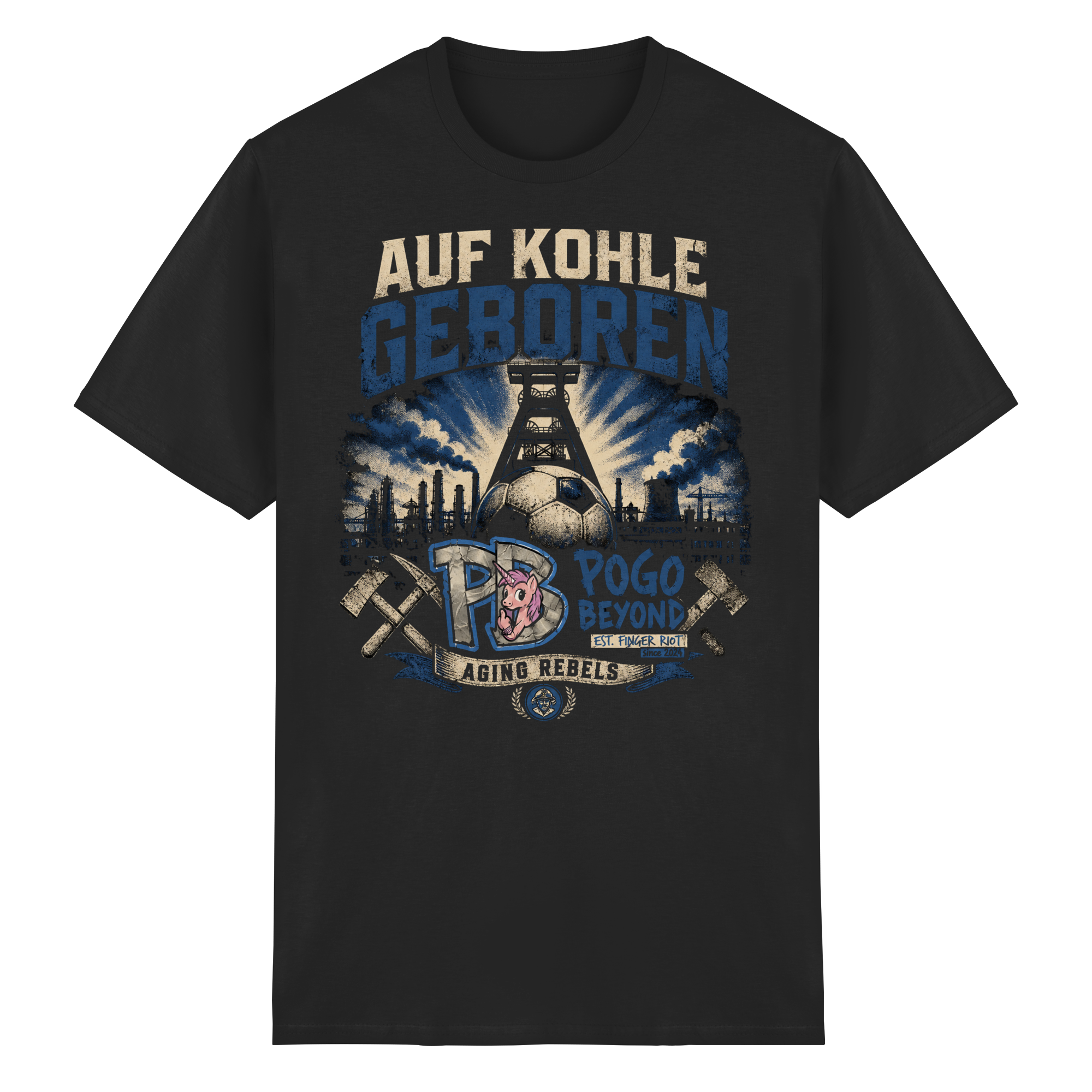 AUF KOHLE GEBOREN - Heavy Cotton T-Shirt