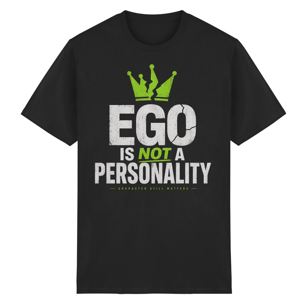 EGO IS NOT A PERSONALITY - Heavy Cotton T-Shirt