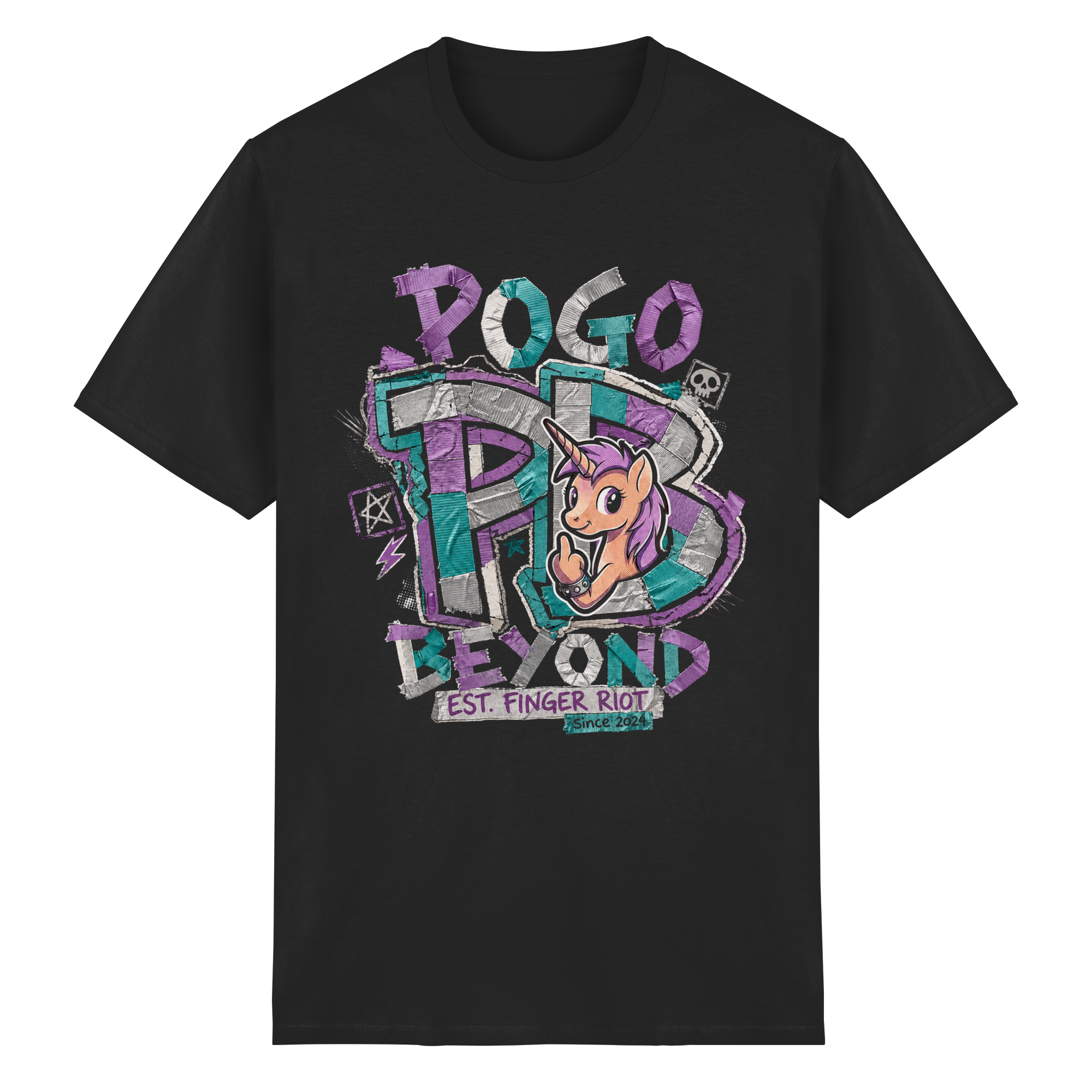 POGO BEYOND Colours  - Heavy Cotton T-Shirt