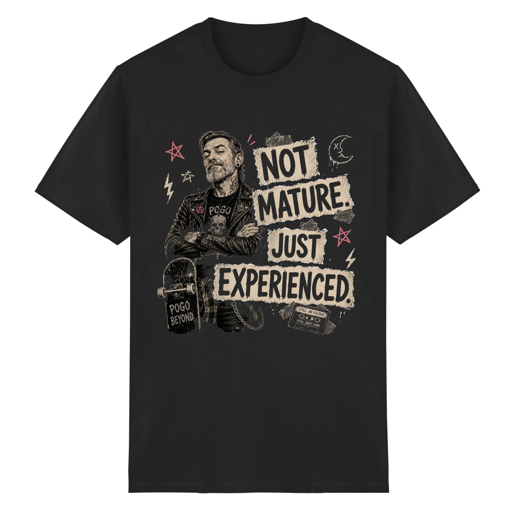 NOT MATURE JUST EXPERIENCED - Heavy Cotton T-Shirt