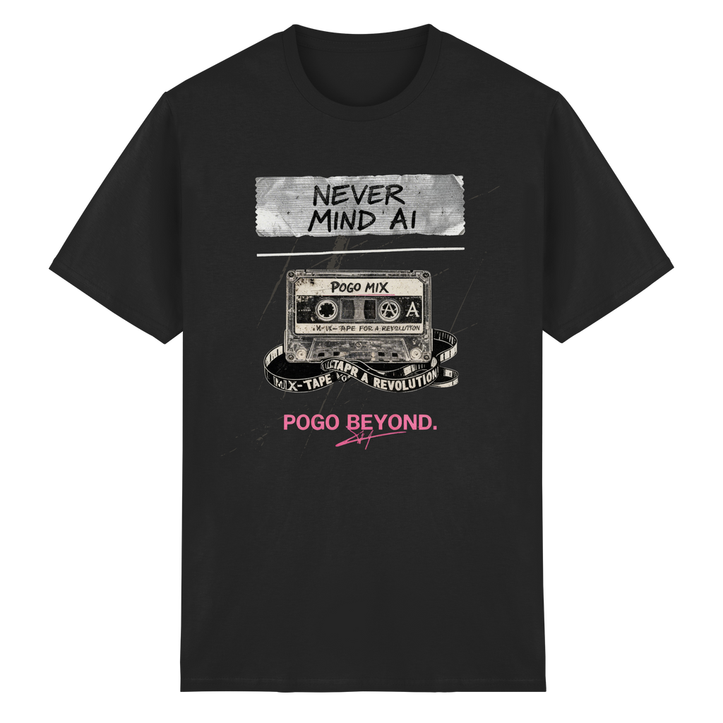 NEVER MIND AI - Heavy Cotton T-Shirt