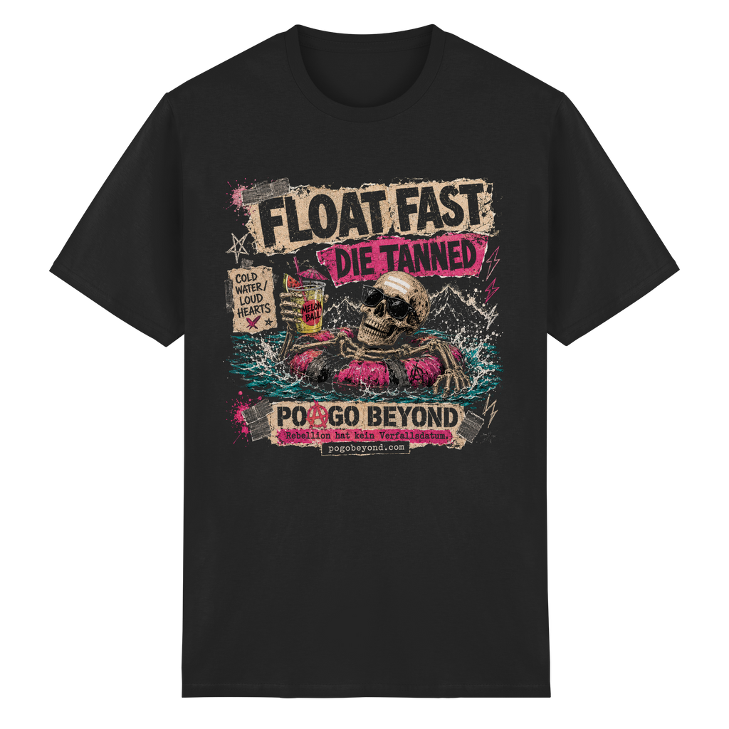 Float Fast Die Tanned – Punk Festival Tanktop - Heavy Cotton T-Shirt