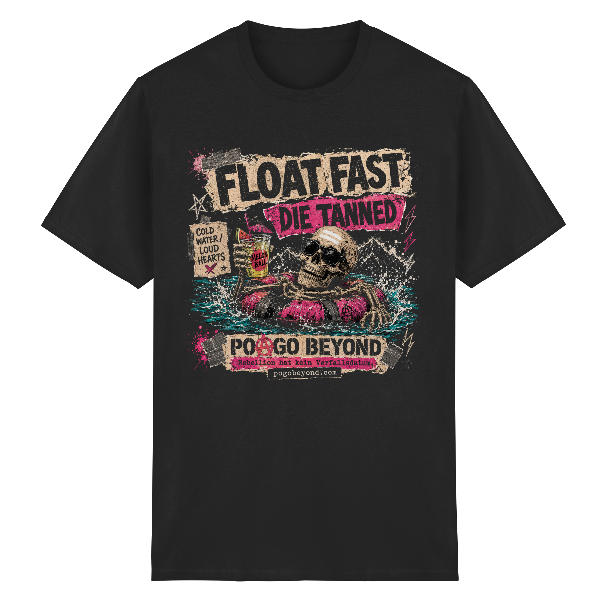 Float Fast Die Tanned – Punk Festival Tanktop - Heavy Cotton T-Shirt