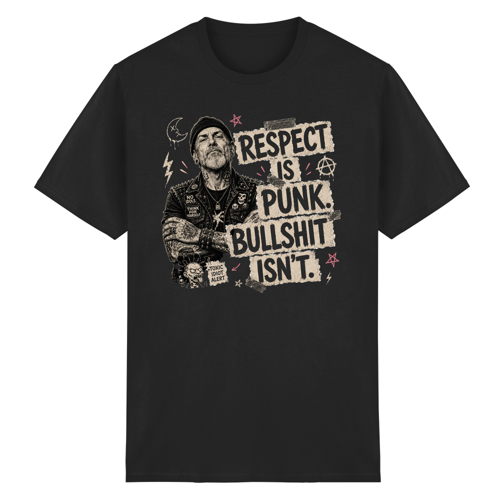 RESPECT IS PUNK - Heavy Cotton T-Shirt