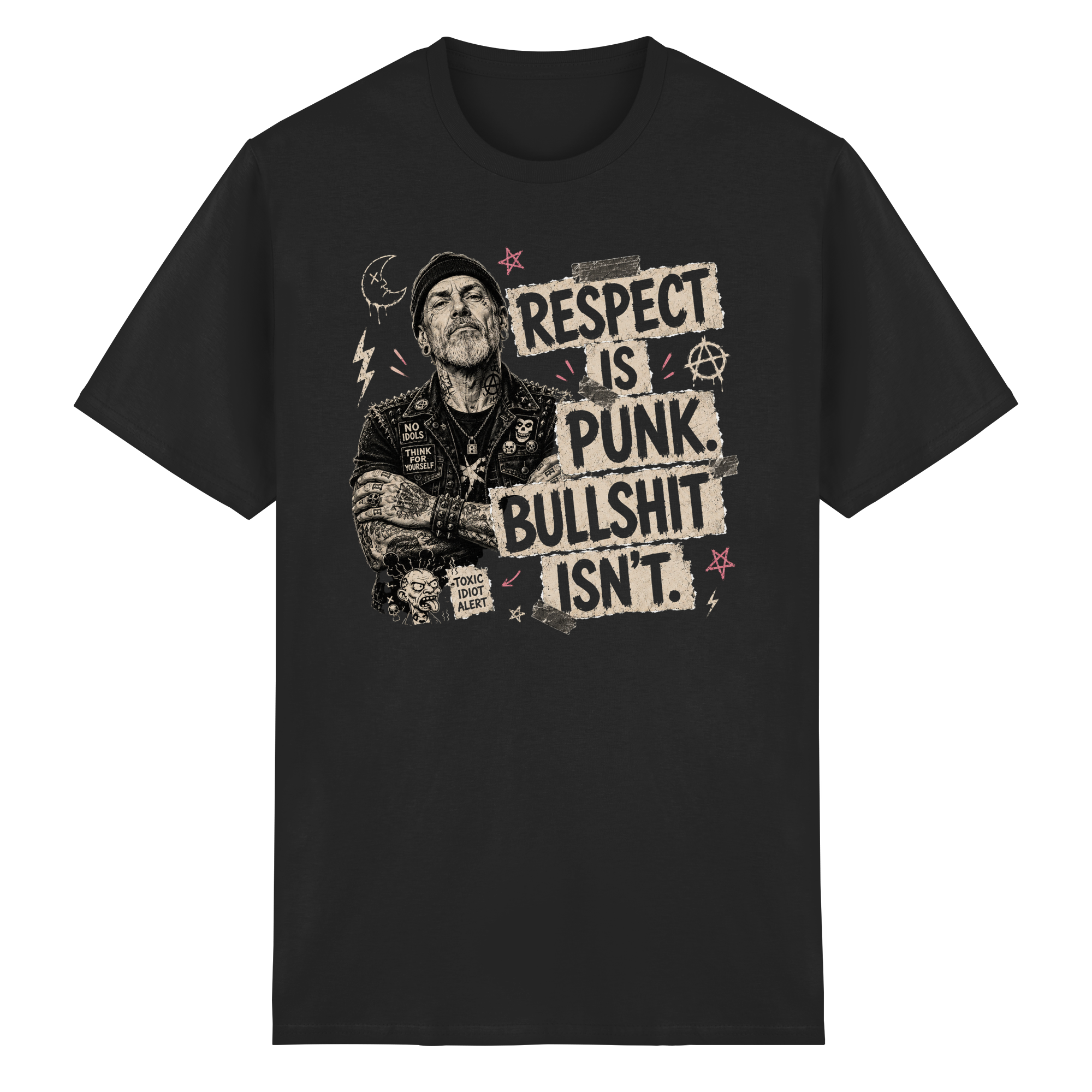 RESPECT IS PUNK - Heavy Cotton T-Shirt