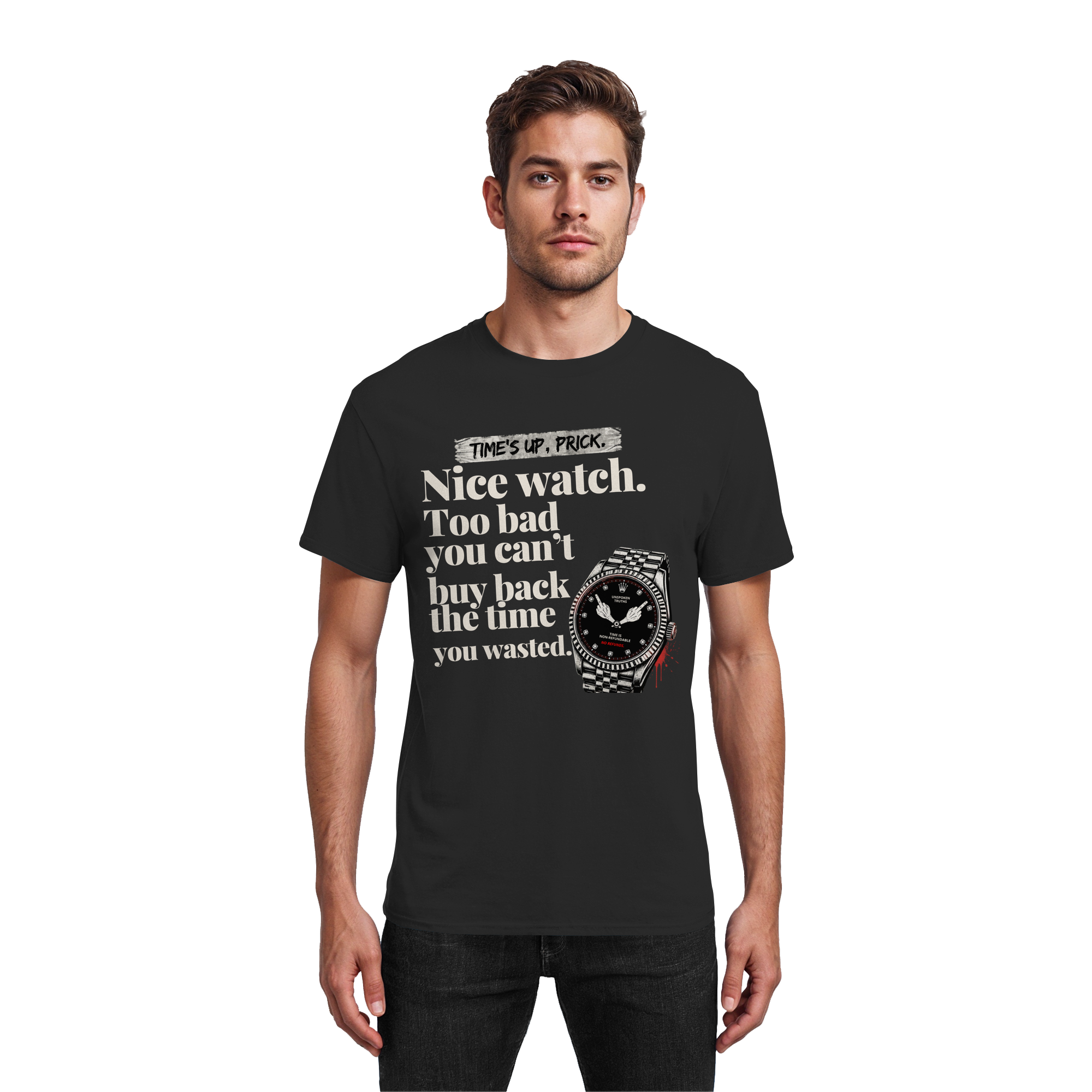 NICE WATCH, PRICK - Heavy Cotton T-Shirt