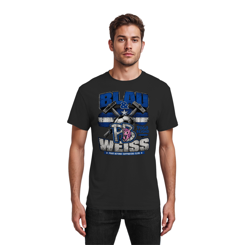 BLAU & WEISS POGO BEYOND - Heavy Cotton T-Shirt