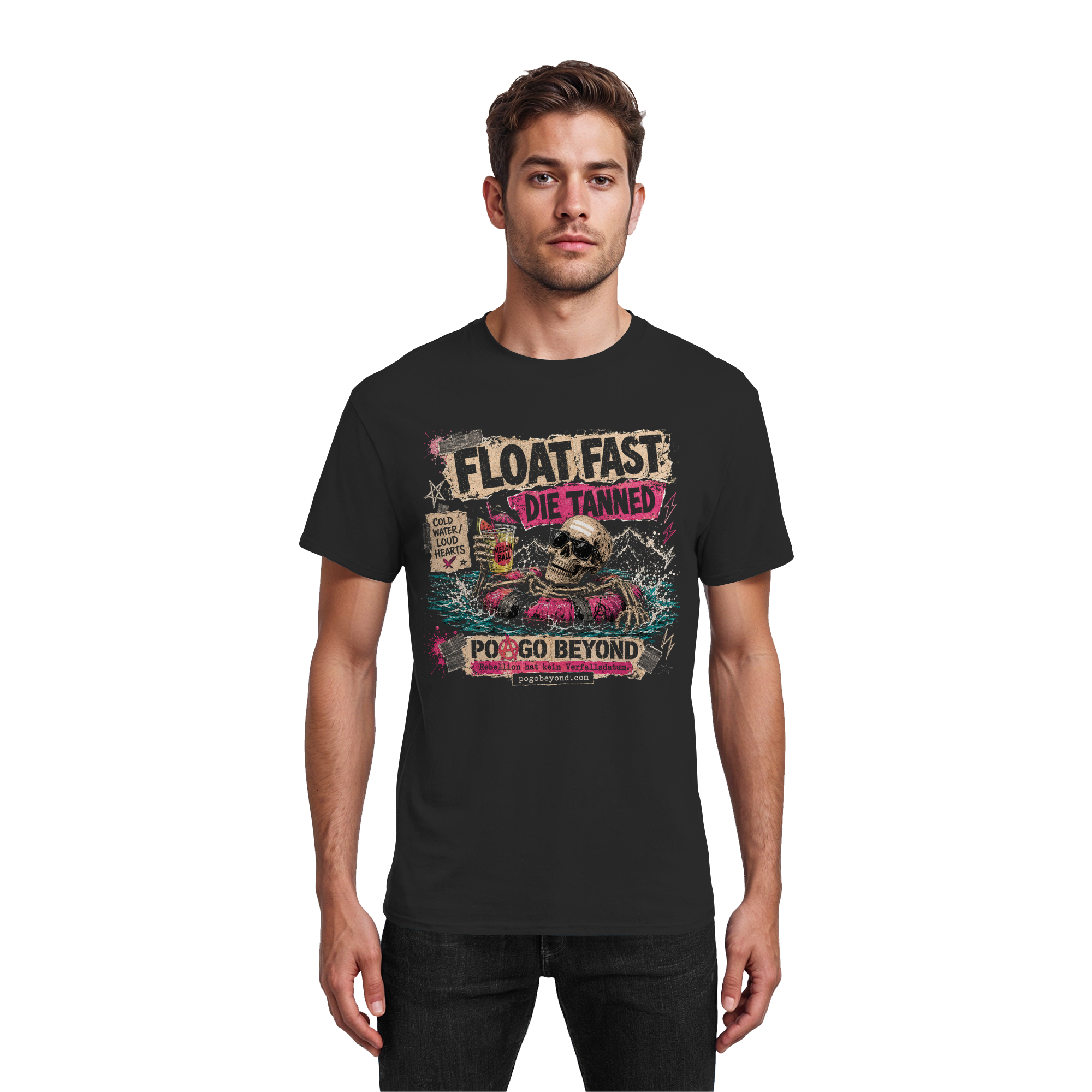 Float Fast Die Tanned – Punk Festival Tanktop - Heavy Cotton T-Shirt