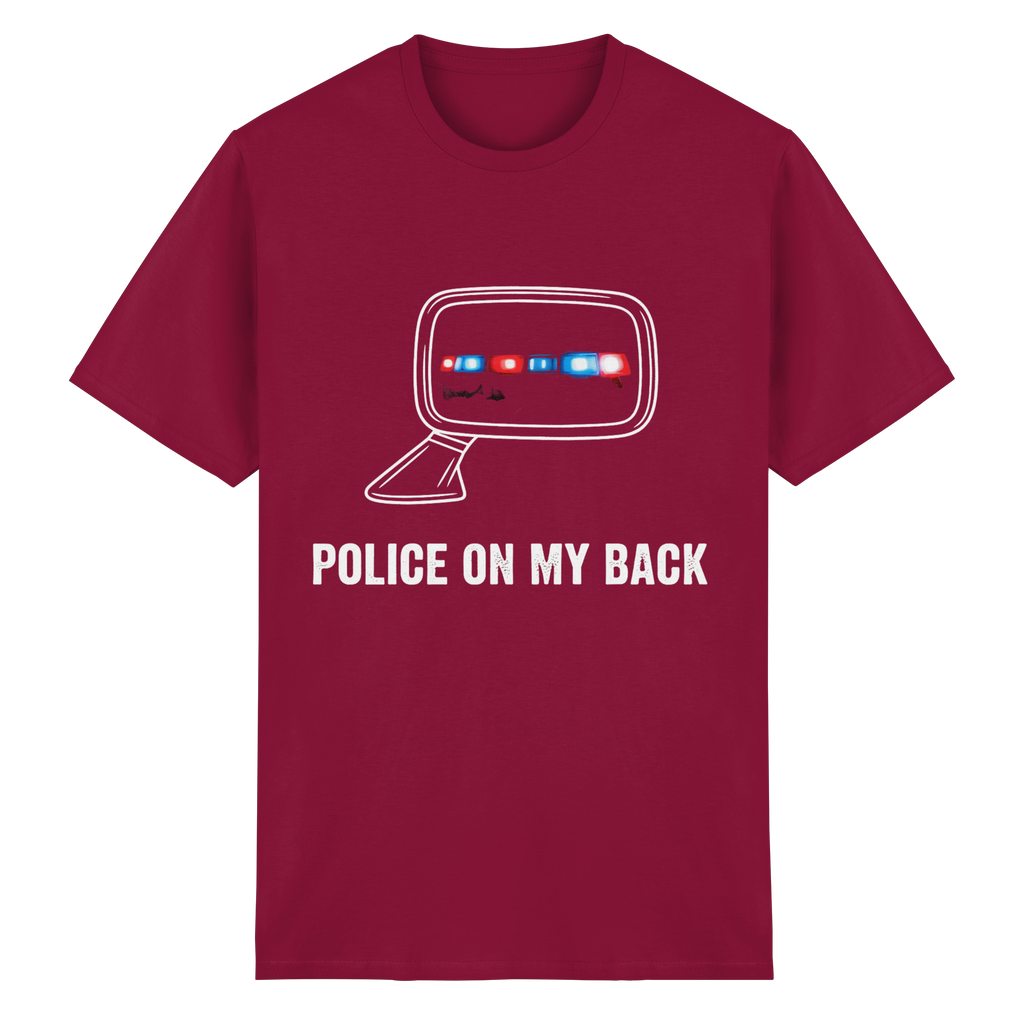 POLICE ON MY BACK - Heavy Cotton T-Shirt