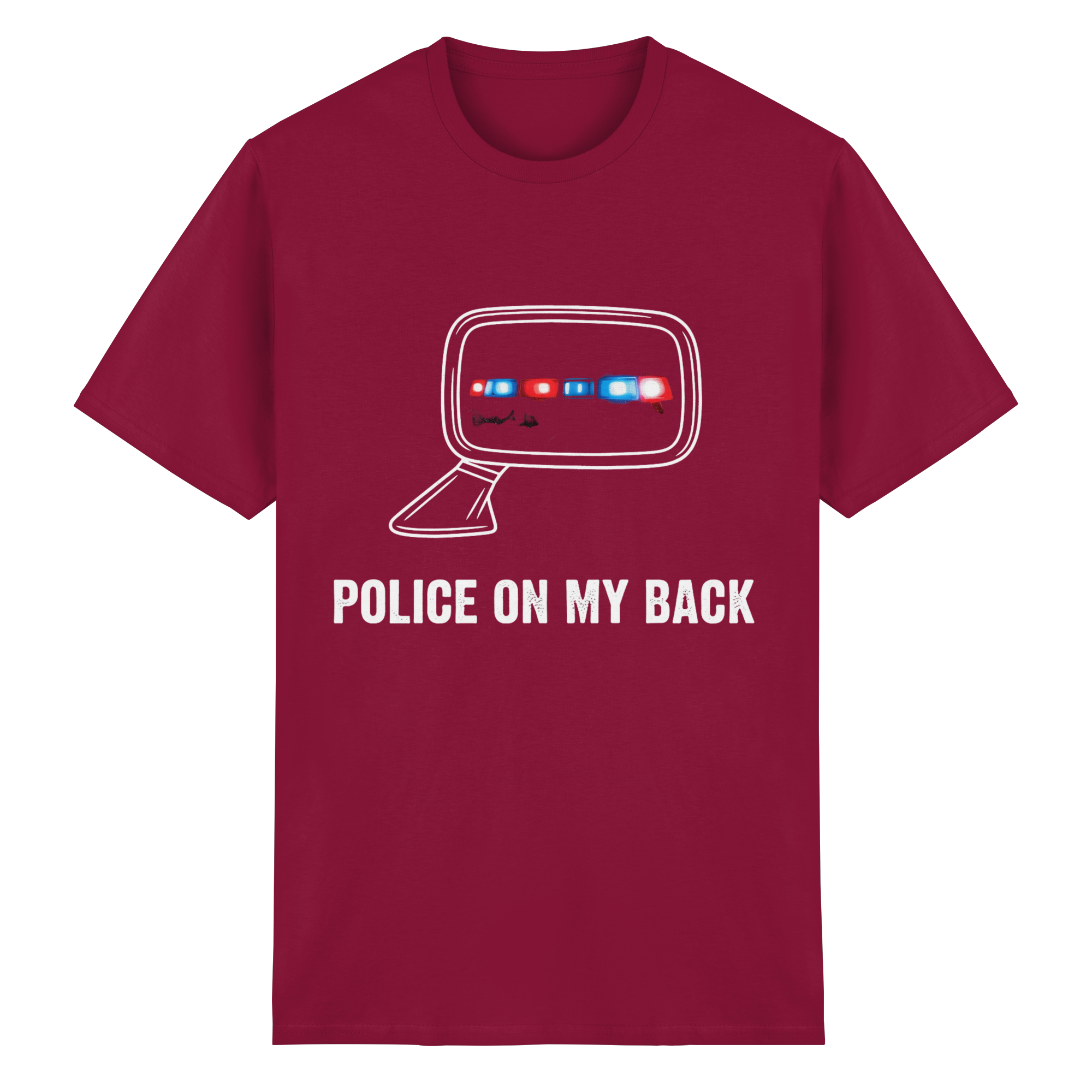 POLICE ON MY BACK - Heavy Cotton T-Shirt