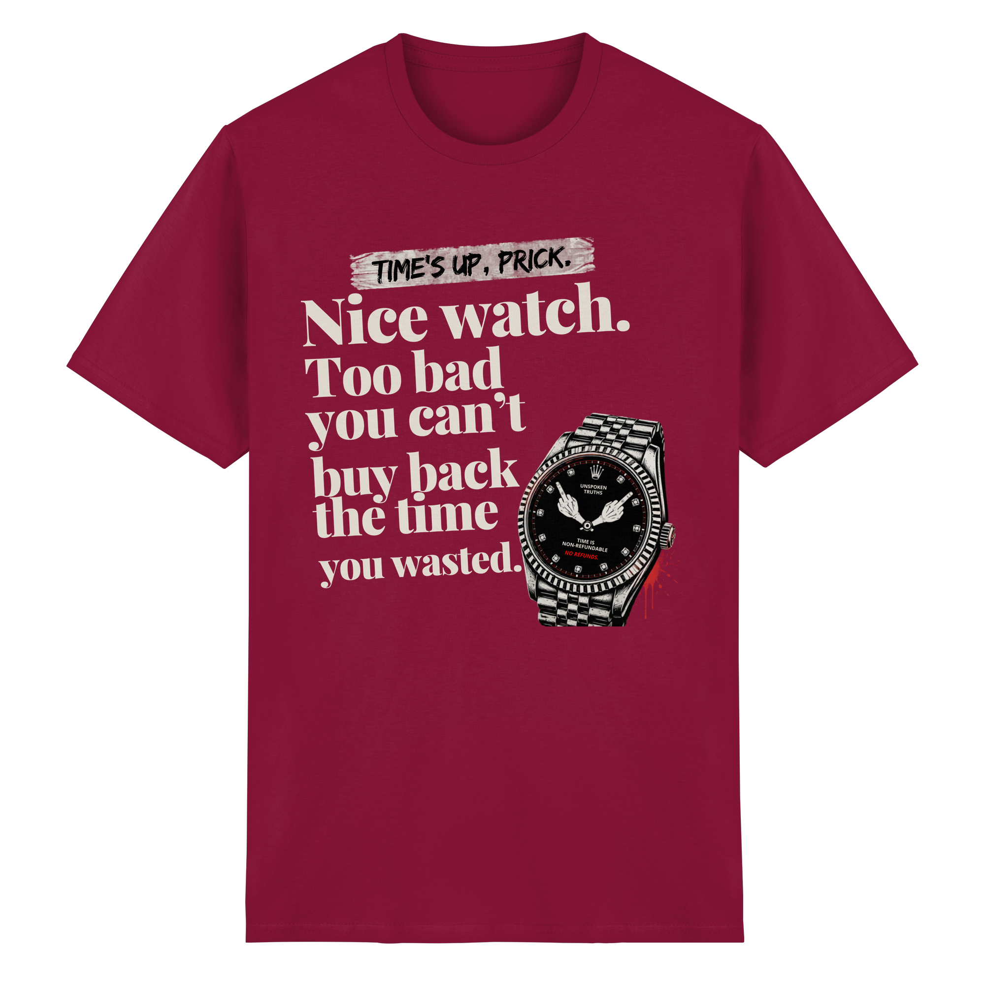 NICE WATCH, PRICK - Heavy Cotton T-Shirt