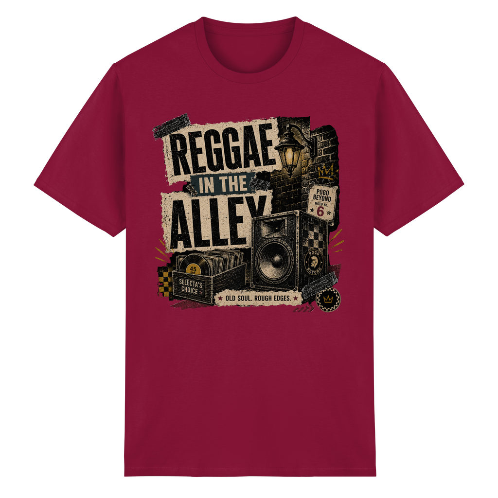 REGGAE IN THE ALLEY - Heavy Cotton T-Shirt