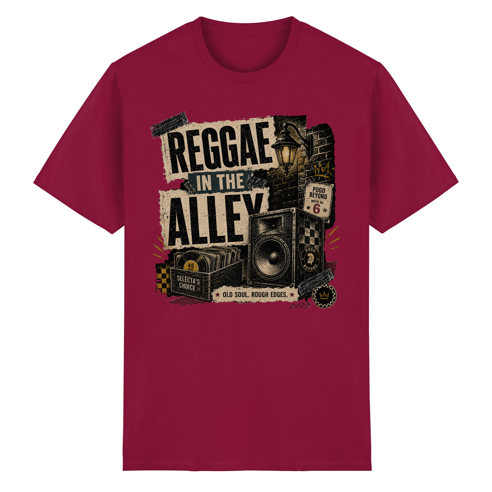 REGGAE IN THE ALLEY - Heavy Cotton T-Shirt