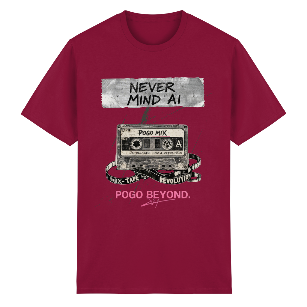 NEVER MIND AI - Heavy Cotton T-Shirt