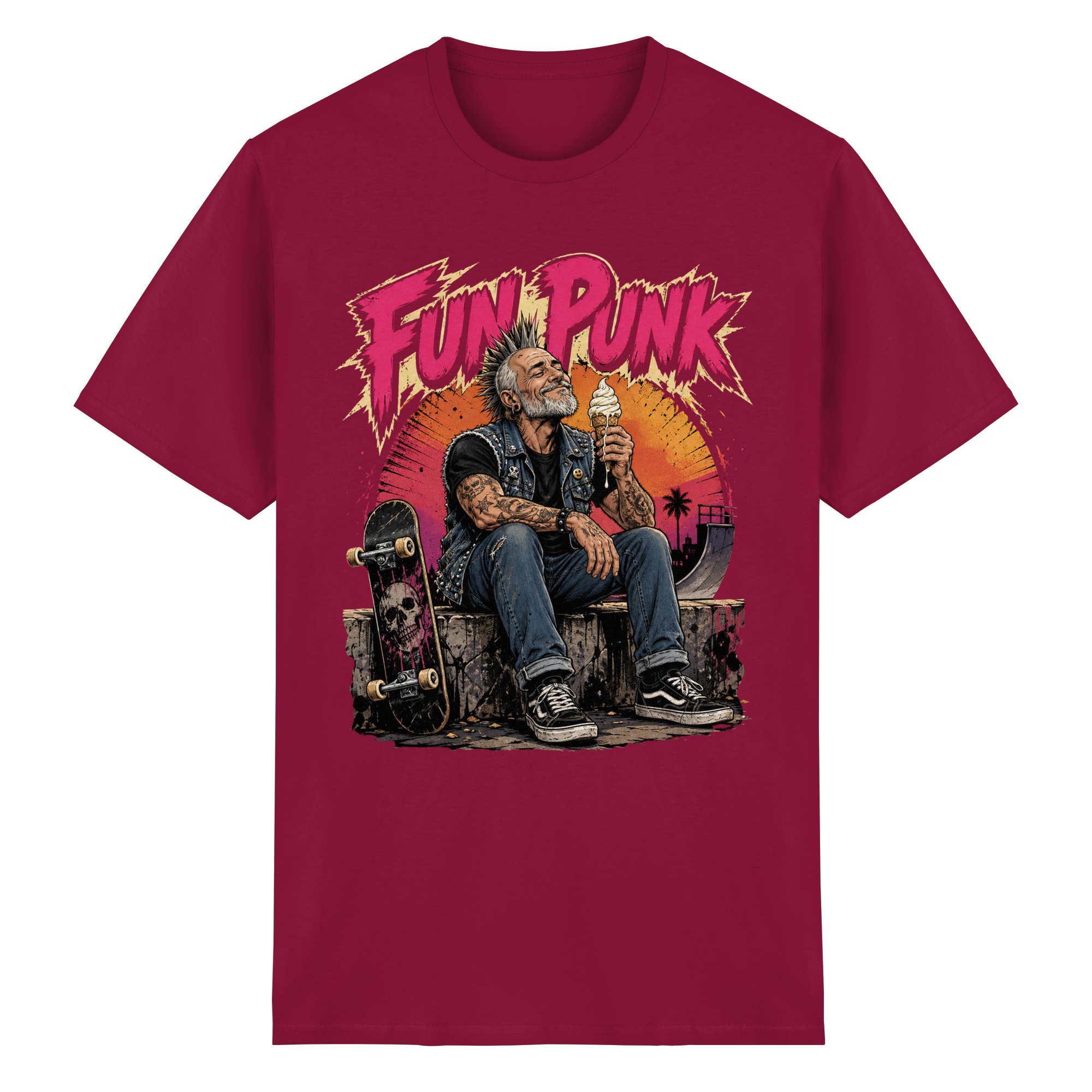 FUN PUNK ICECREAM - Heavy Cotton T-Shirt