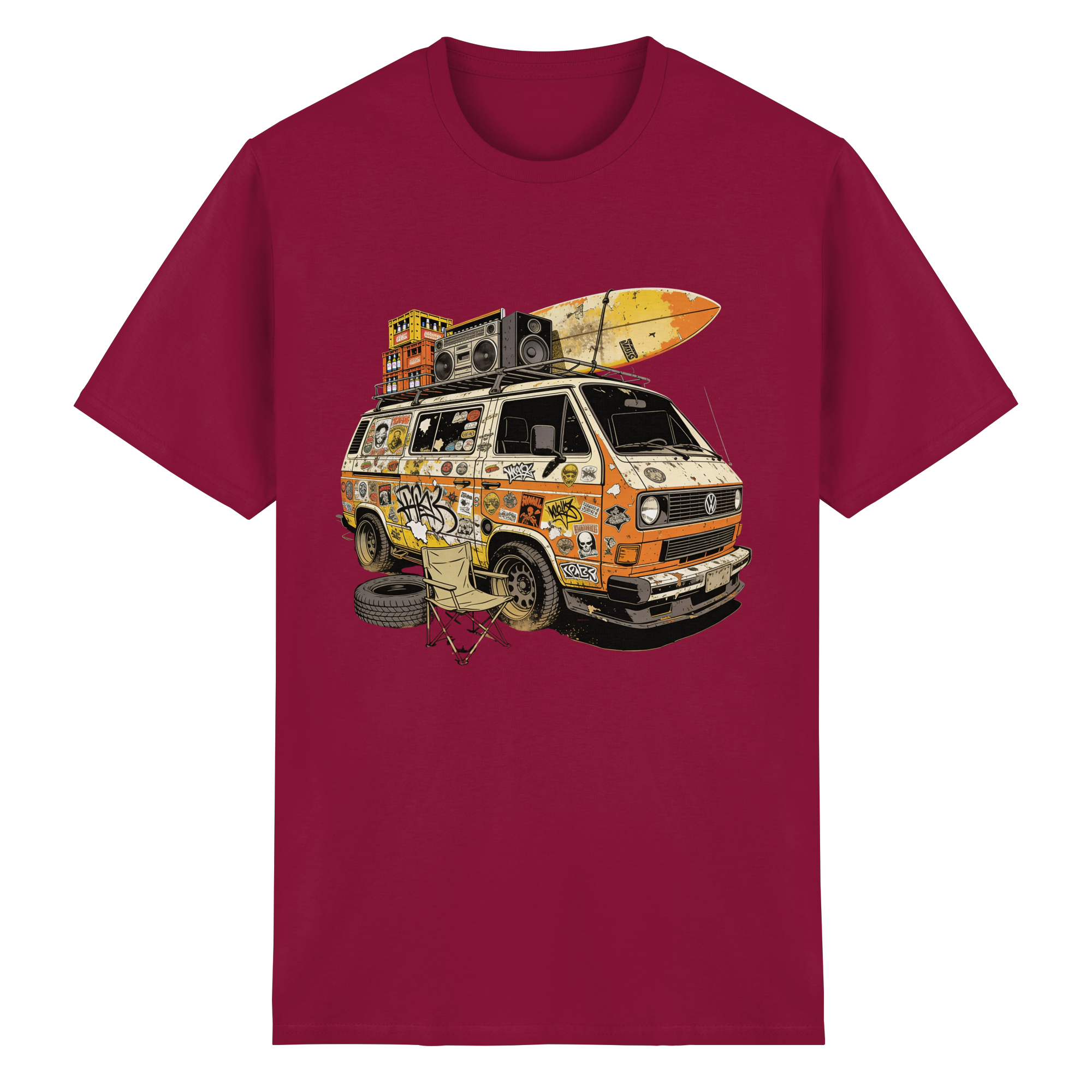 PUNKY CAMPER - Heavy Cotton T-Shirt