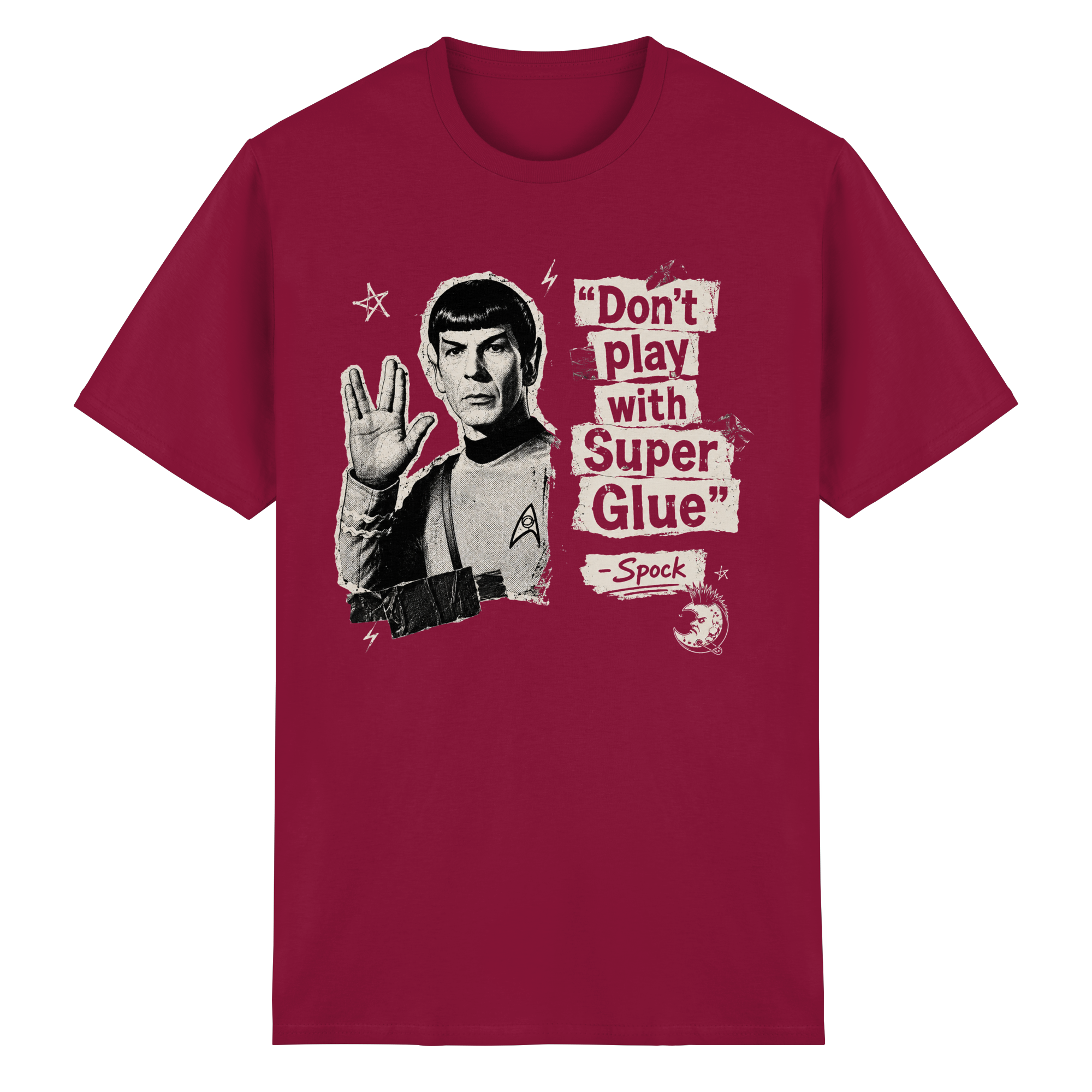 DON'T PLAY WITH SUPER GLUE - Heavy Cotton T-Shirt