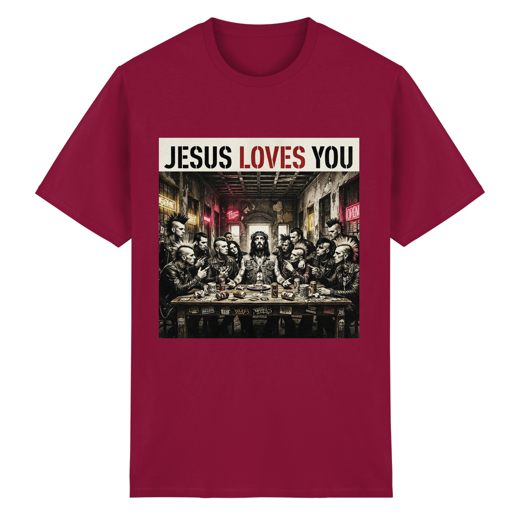 JESUS LOVES YOU - Heavy Cotton T-Shirt