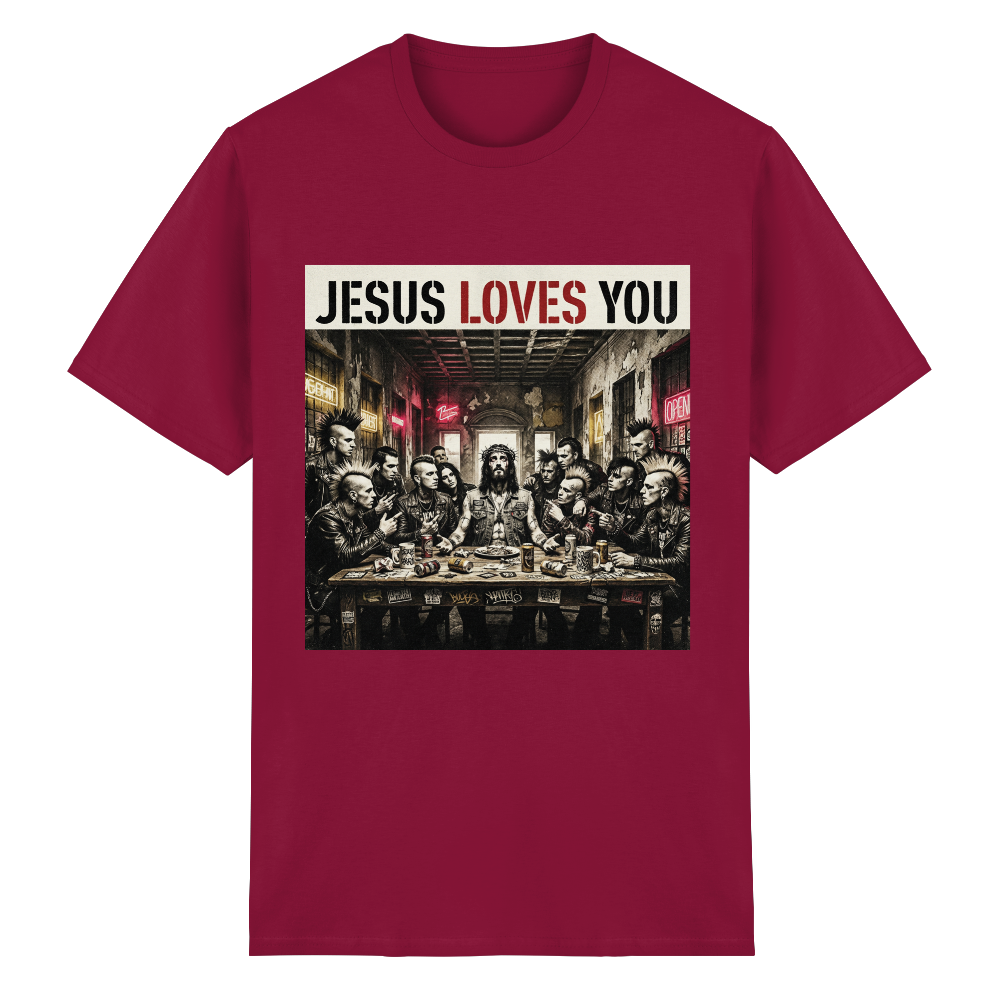 JESUS LOVES YOU - Heavy Cotton T-Shirt