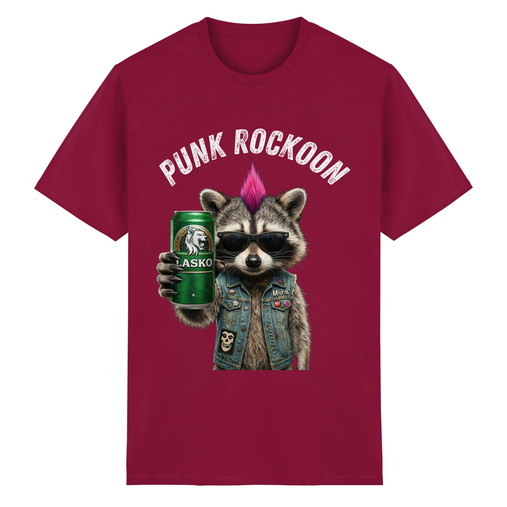 PUNK ROCKOON - Heavy Cotton T-Shirt