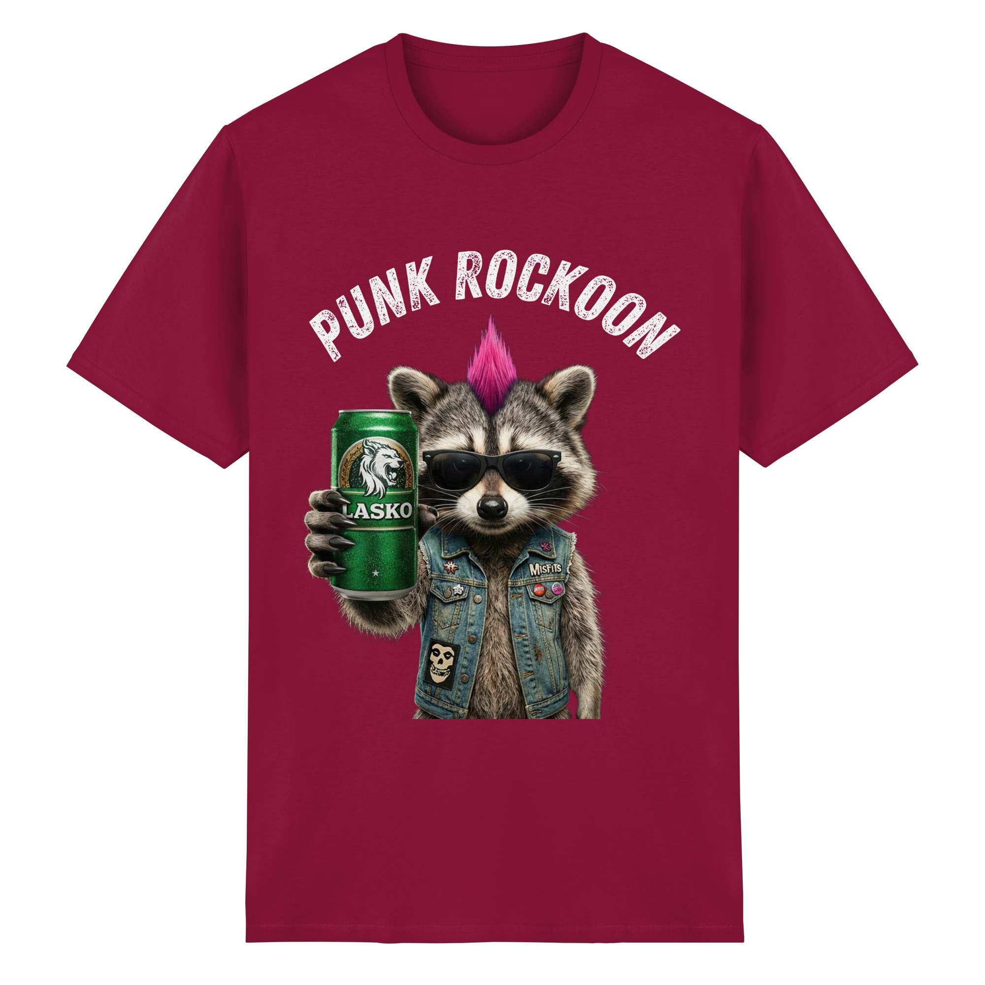 PUNK ROCKOON - Heavy Cotton T-Shirt