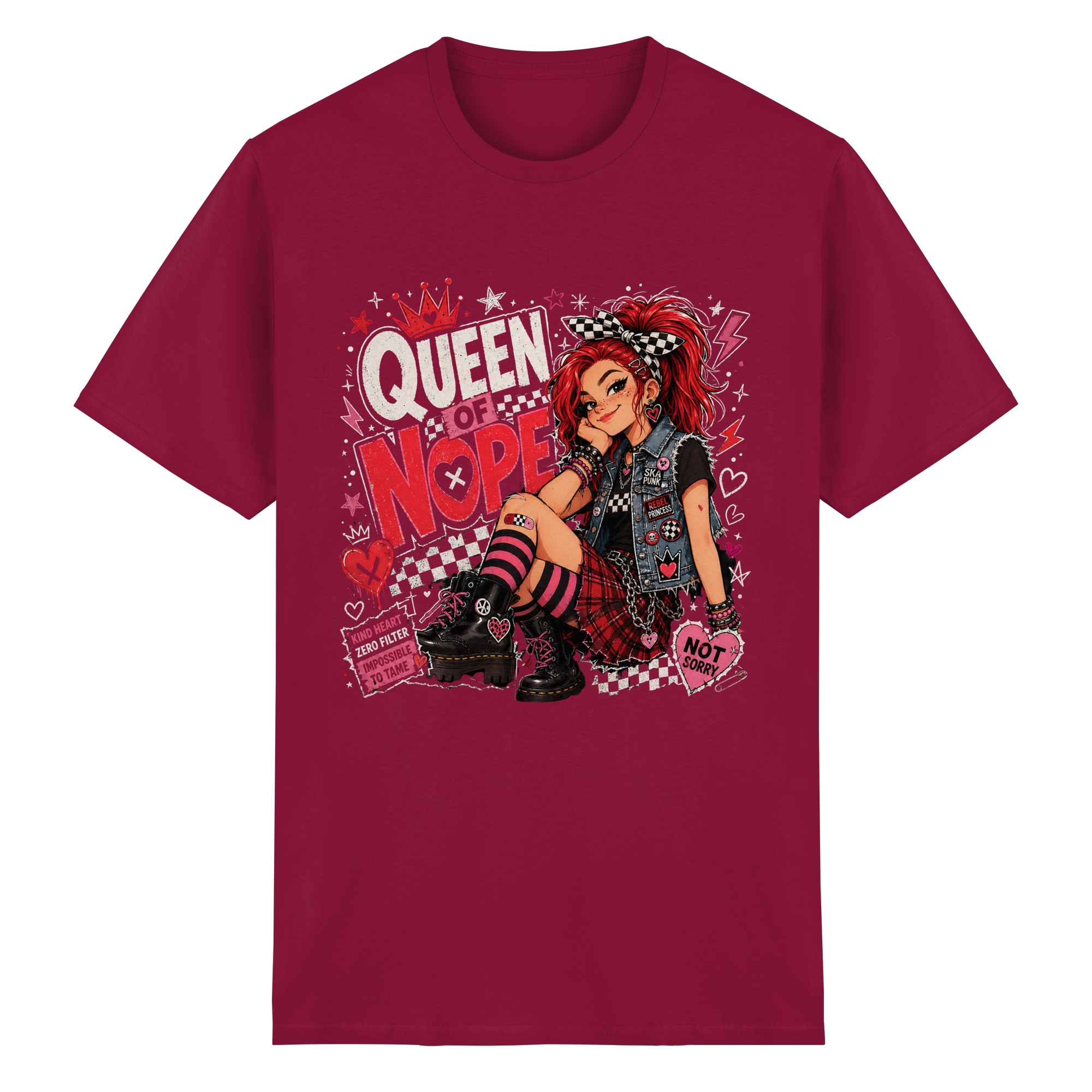 QUEEN OF NOPE - Heavy Cotton T-Shirt
