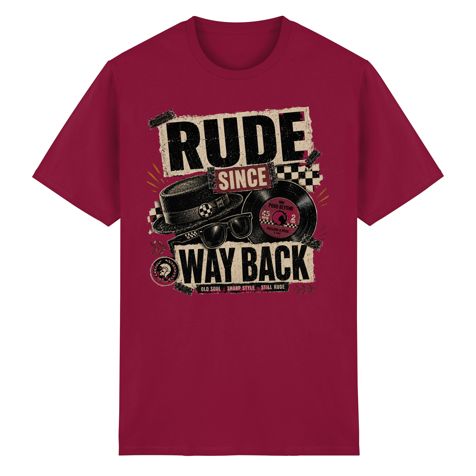 RUDE SINCE WAY BACK - Heavy Cotton T-Shirt