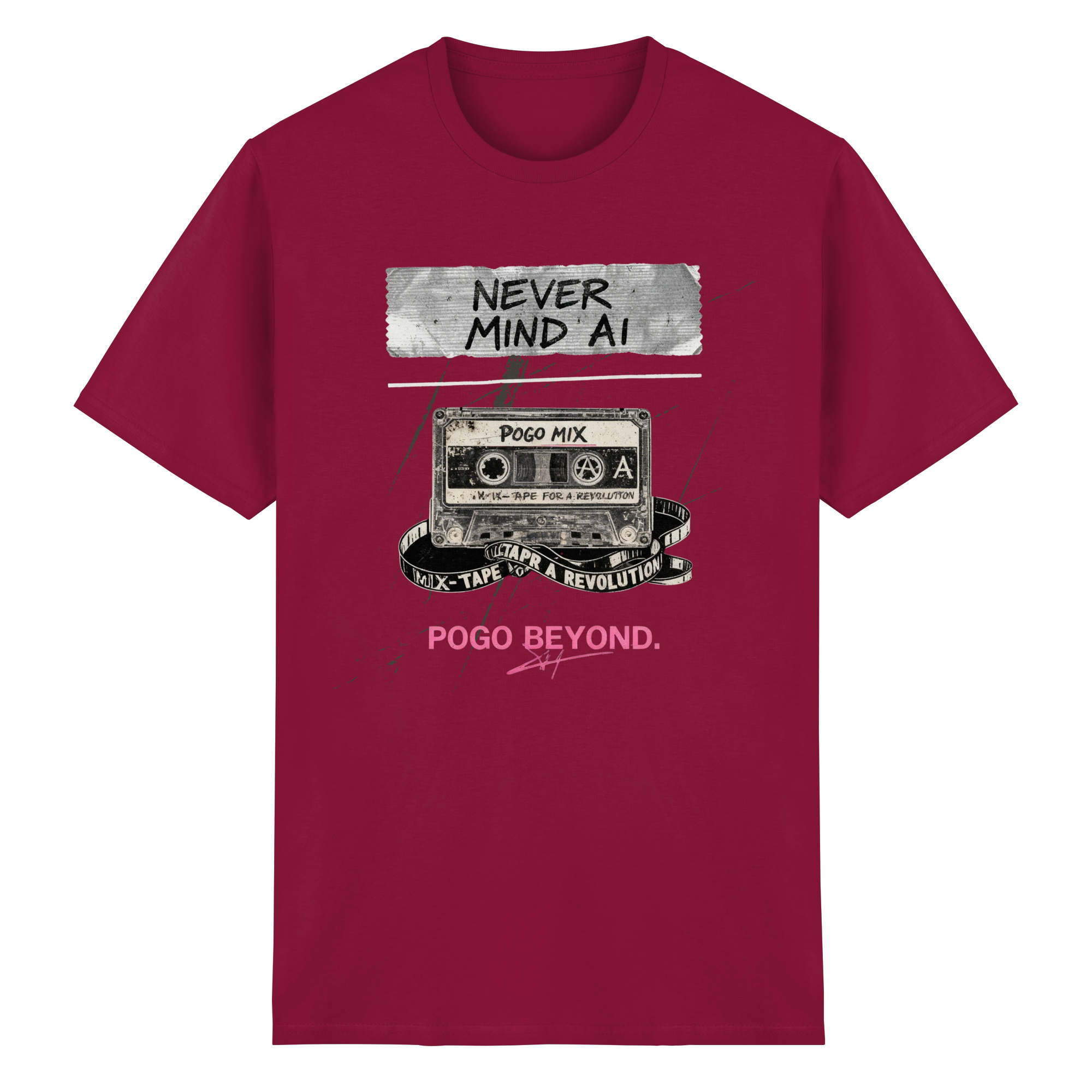 NEVER MIND AI - Heavy Cotton T-Shirt