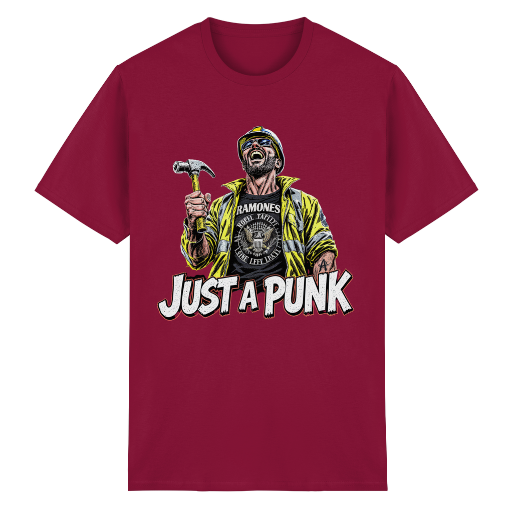 JUST A PUNK - Heavy Cotton T-Shirt