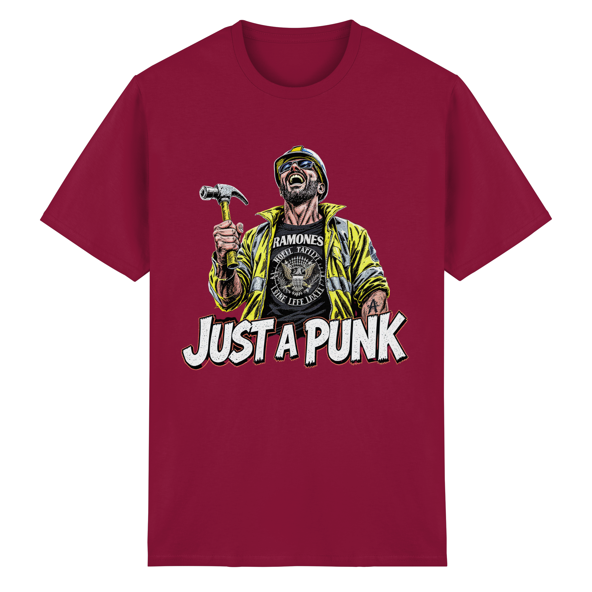JUST A PUNK - Heavy Cotton T-Shirt