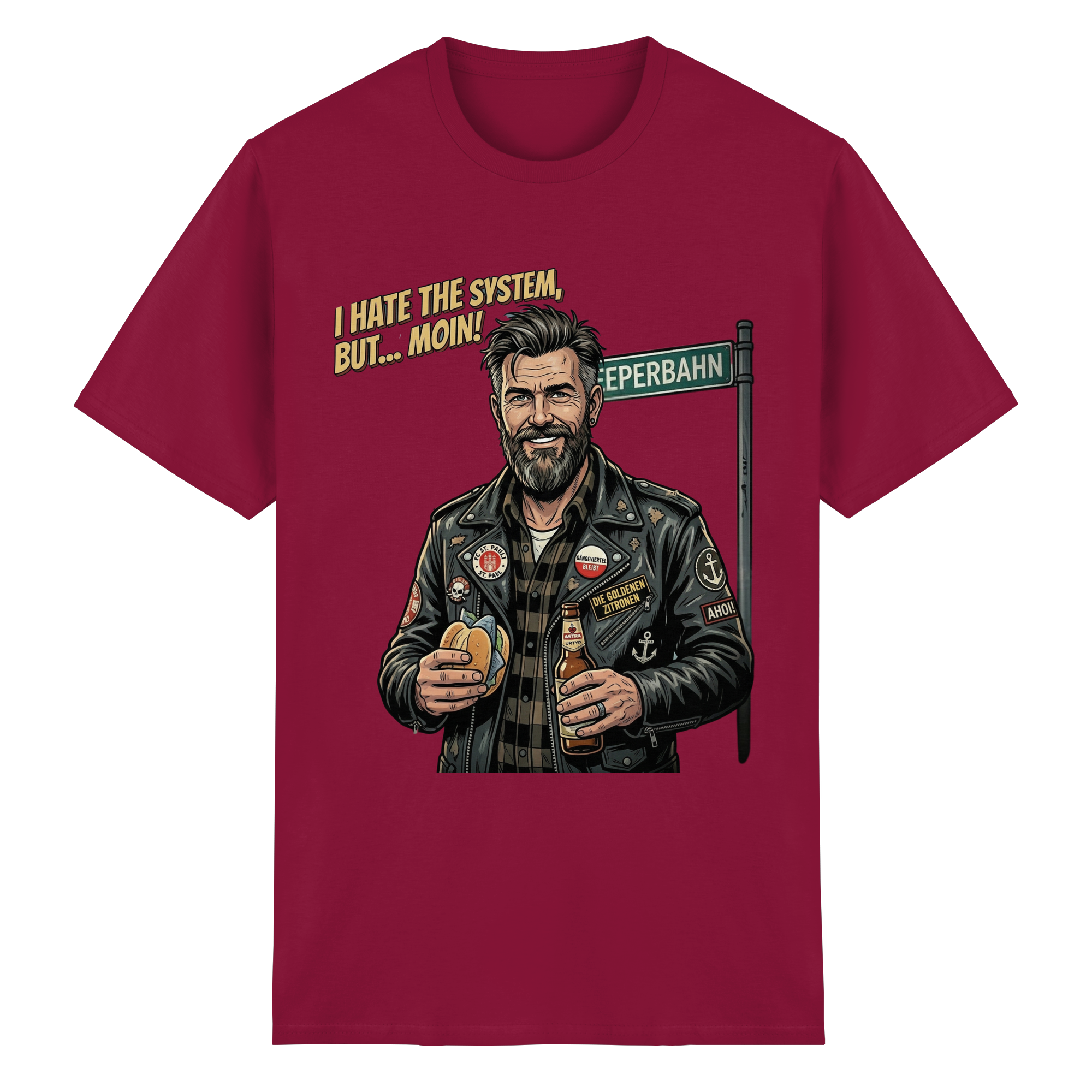 HAMBURG PUNK - MOIN - Heavy Cotton T-Shirt