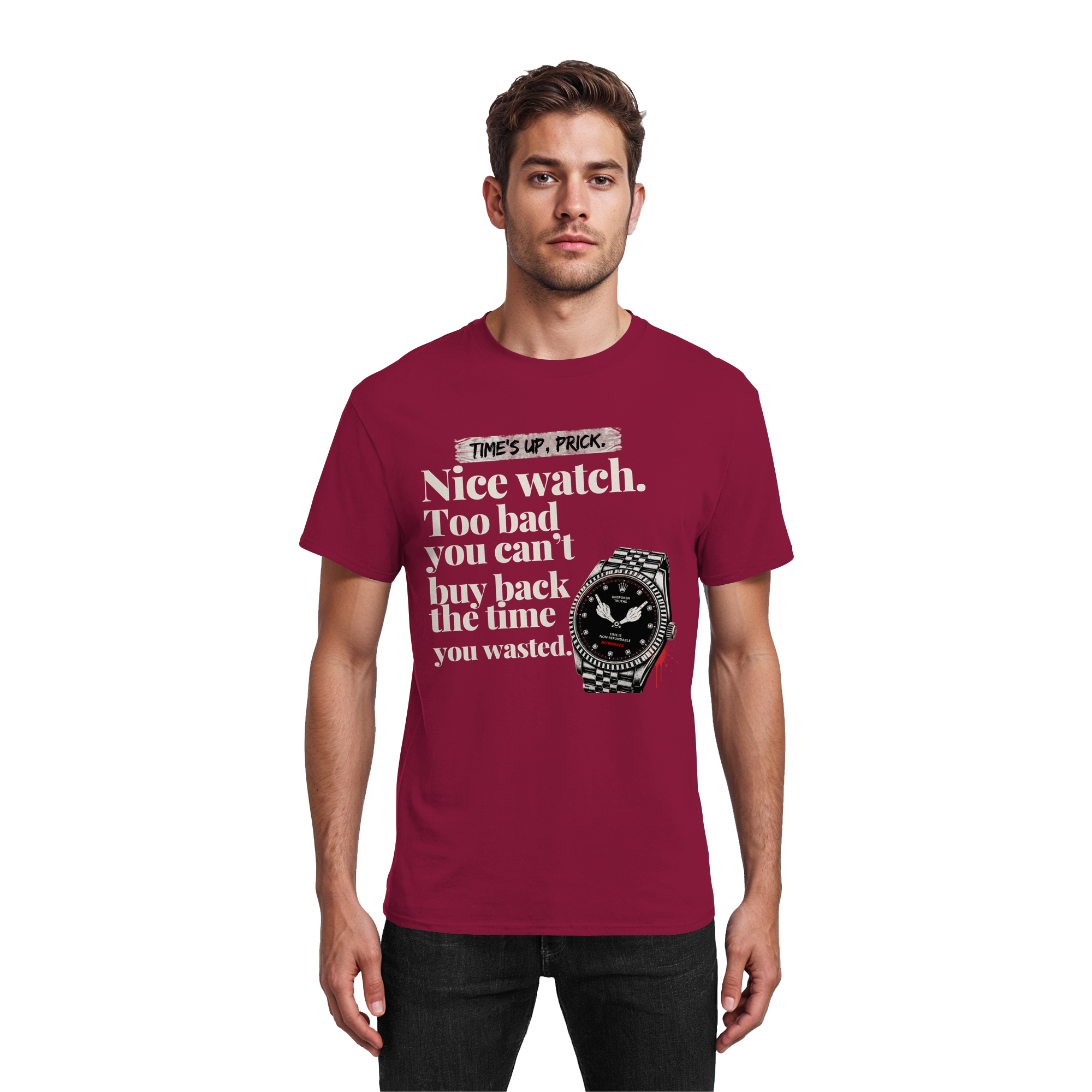 NICE WATCH, PRICK - Heavy Cotton T-Shirt