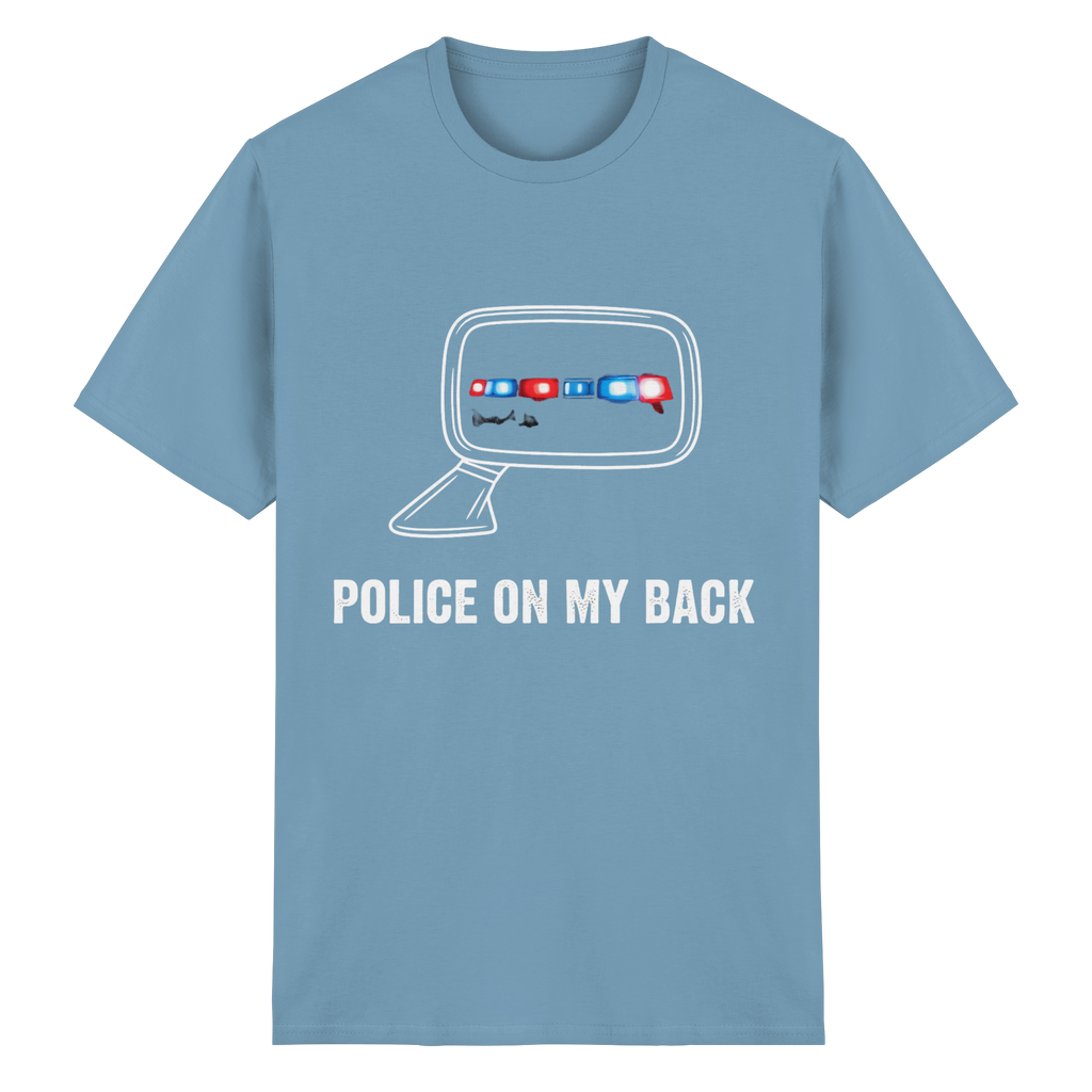 POLICE ON MY BACK - Heavy Cotton T-Shirt